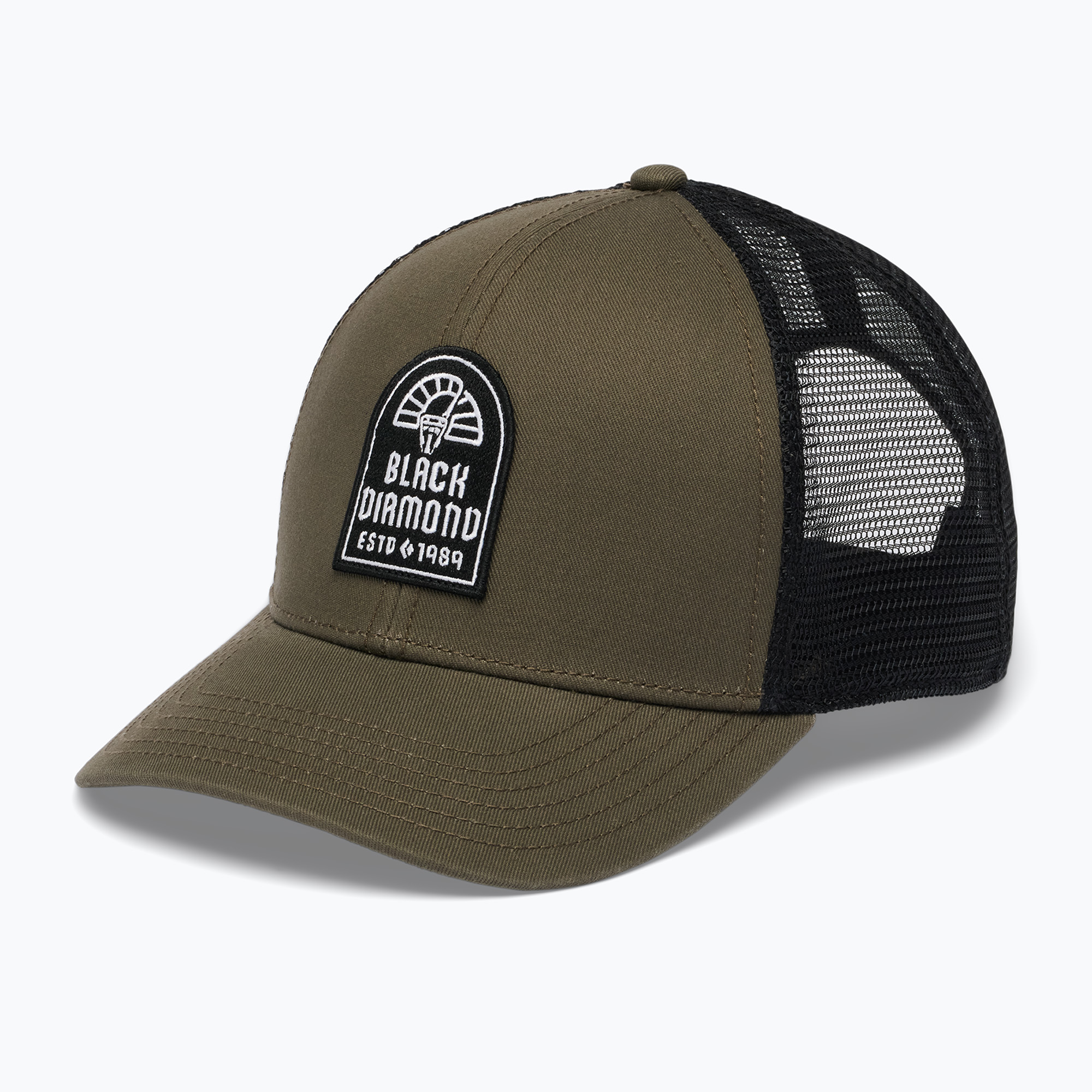 Czapka z daszkiem Black Diamond Trucker basalt/black/black cam patch 