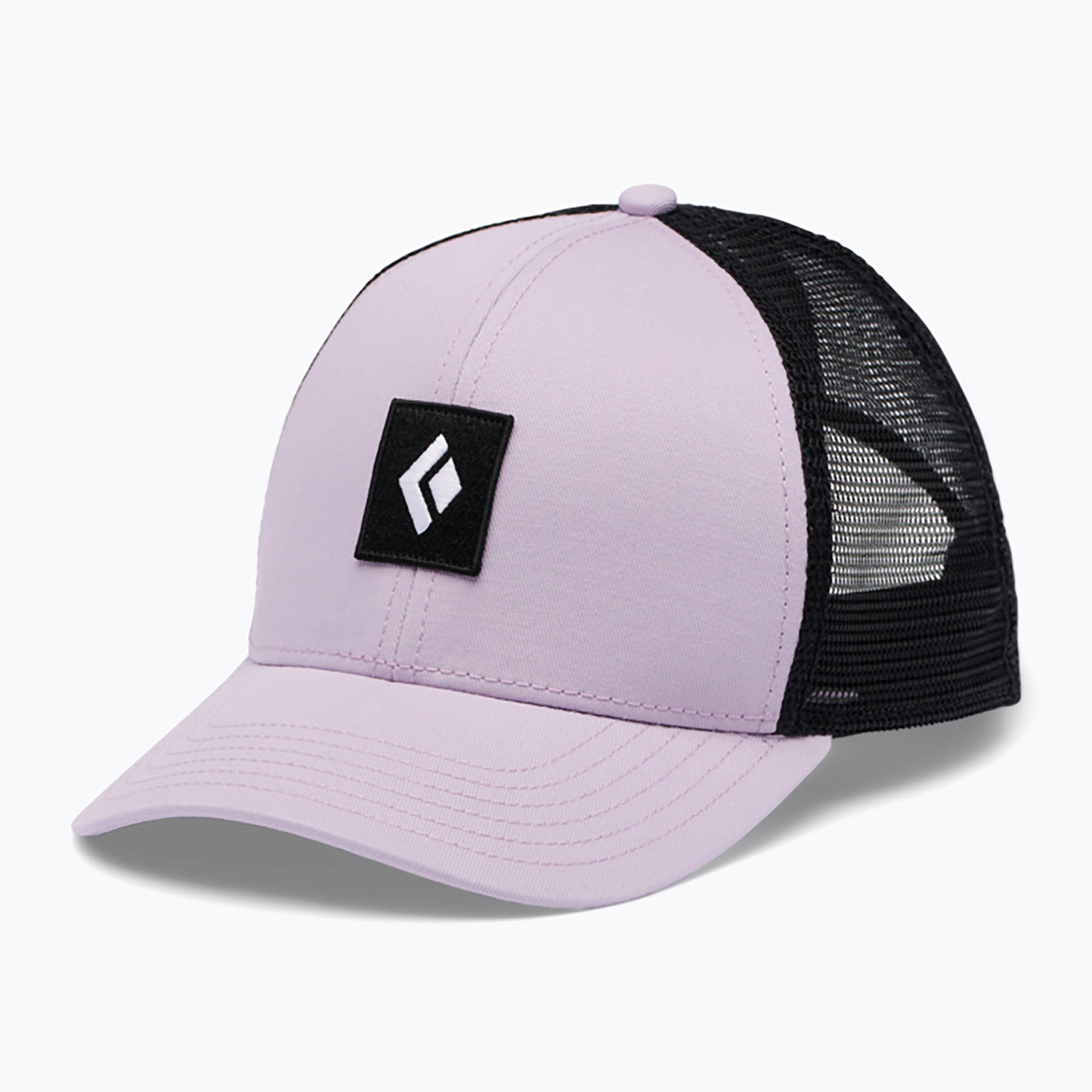 Шапка с козирка Black Diamond Trucker soft lilac/black/black icon patch