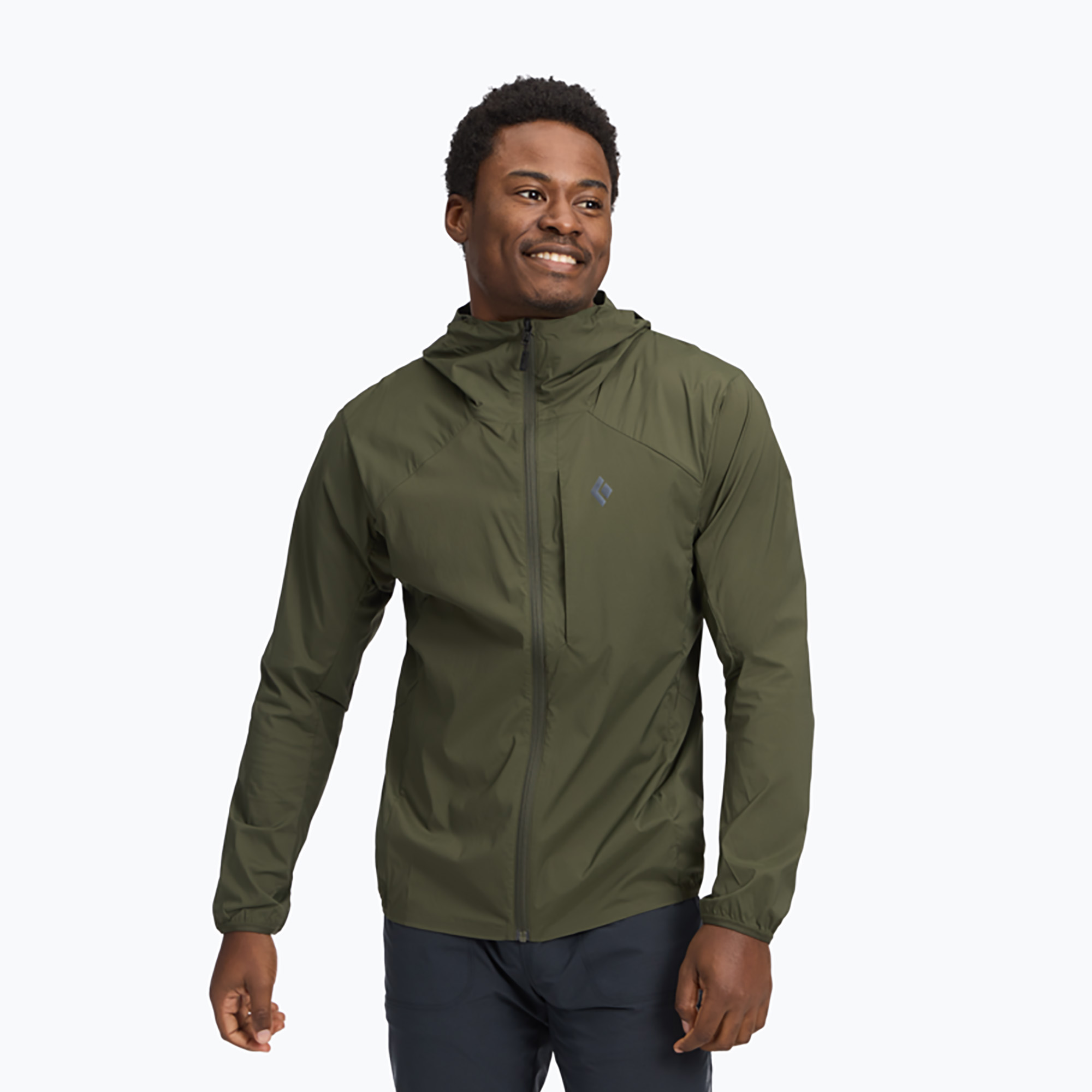 Kurtka softshell męska Black Diamond Alpine Start dark moss 