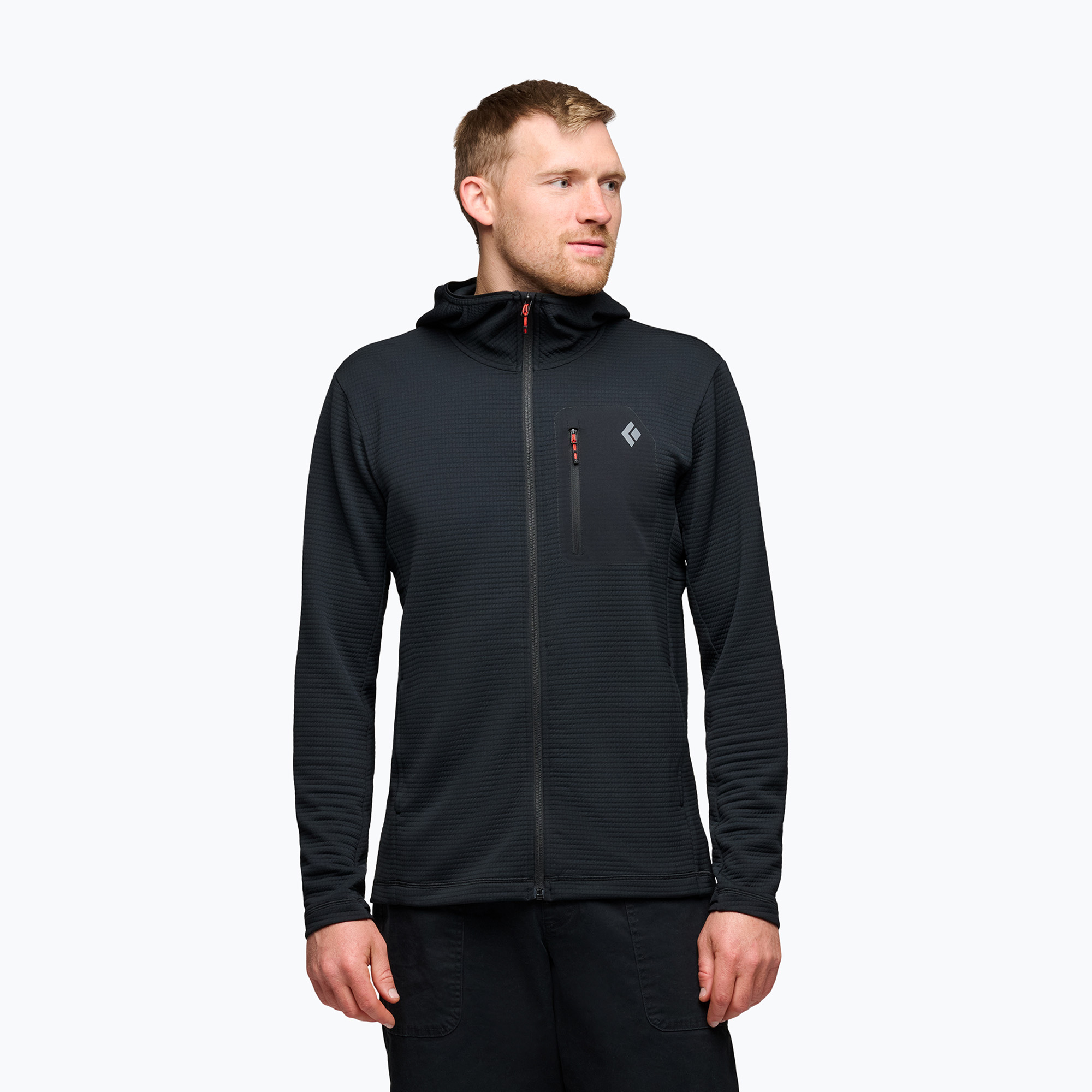 Мъжки суитшърт Black Diamond Diverge Full Zip Hoody black