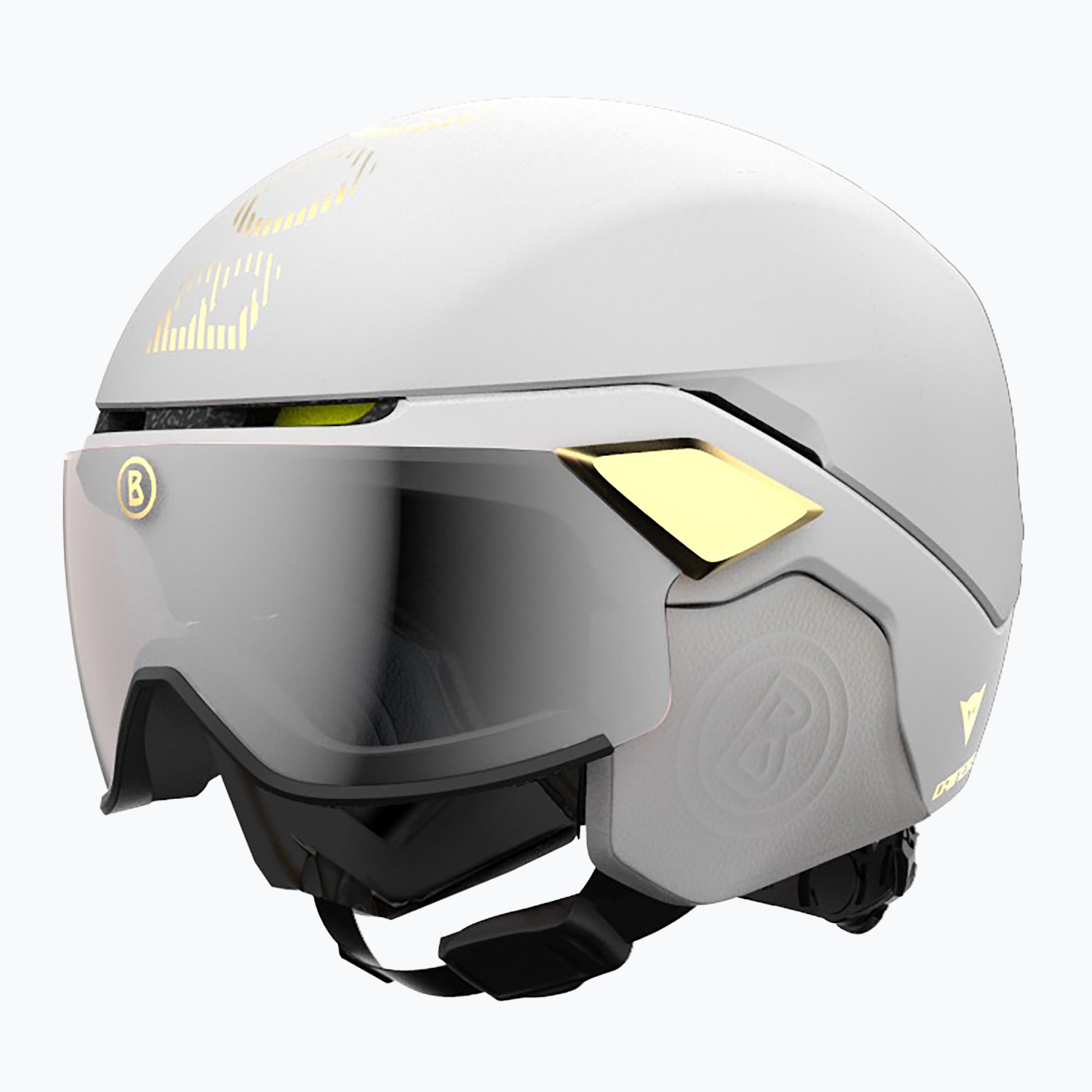 Скиорска каска BOGNER St.Moritz MIPS mono matt white gold