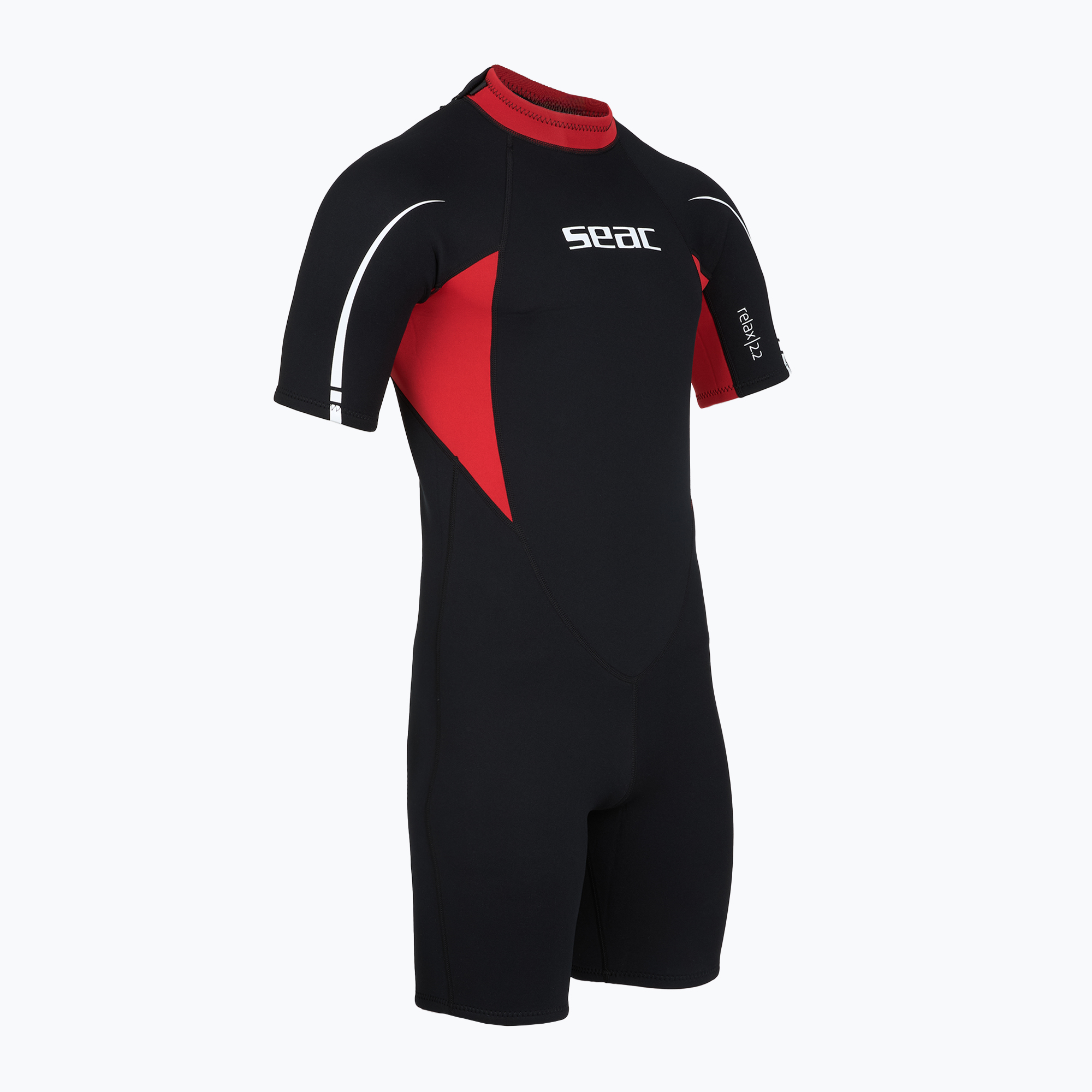 Pianka do pływania męska SEAC Shorty Relax 2.2 mm black/red 