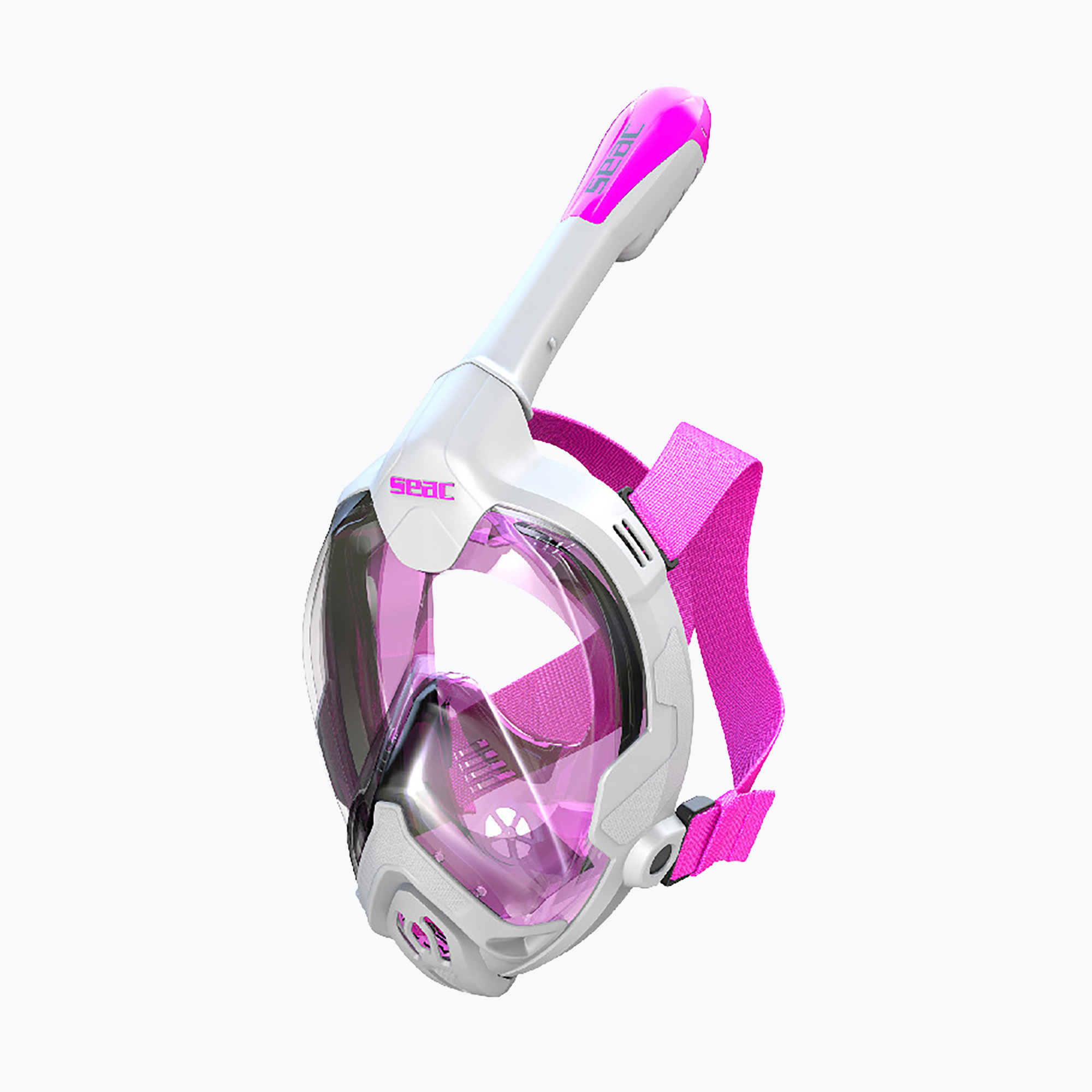 Mаска за цяло лице за деца SEAC Magica White/Pink