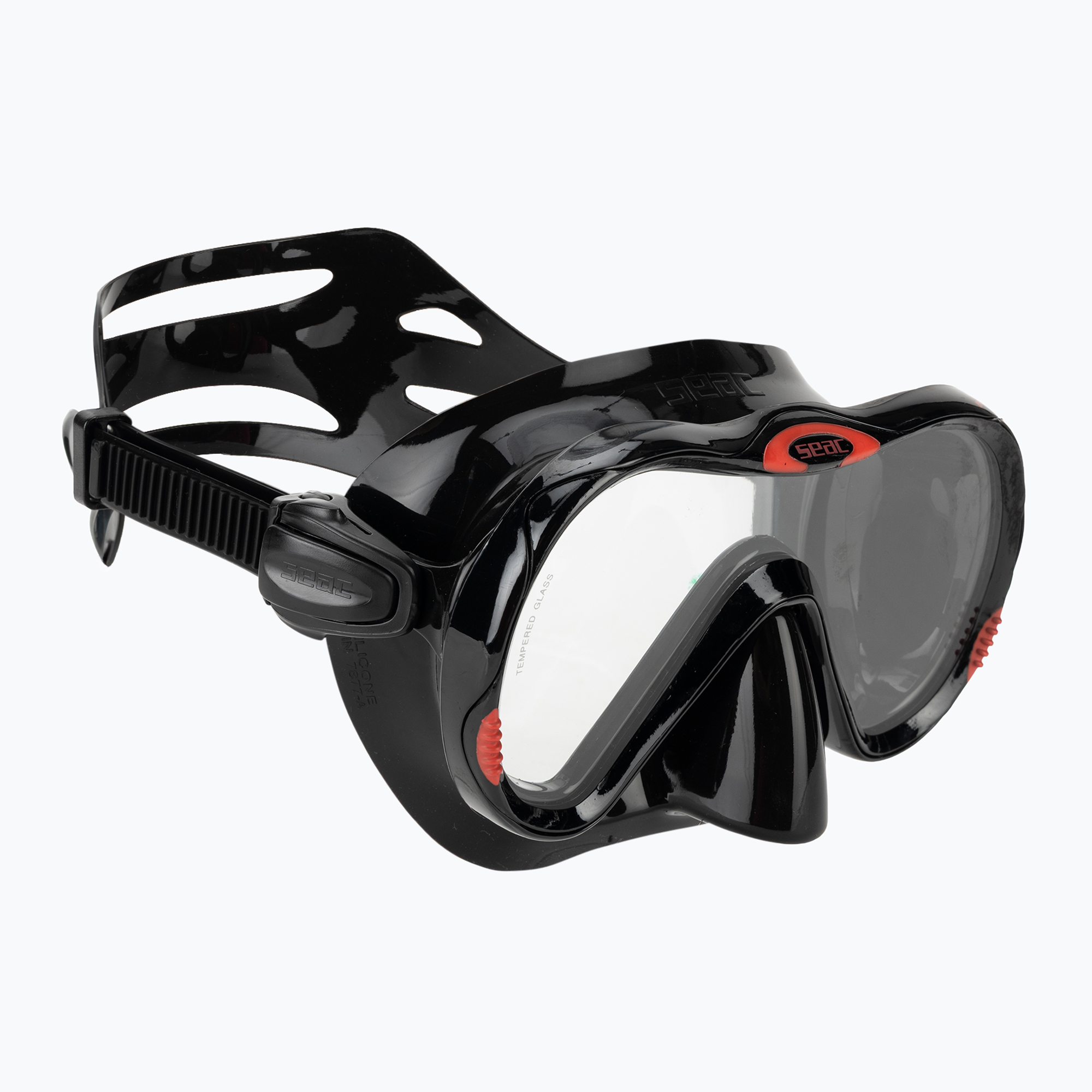 Маска за шнорхелинг Seac Boss black/red