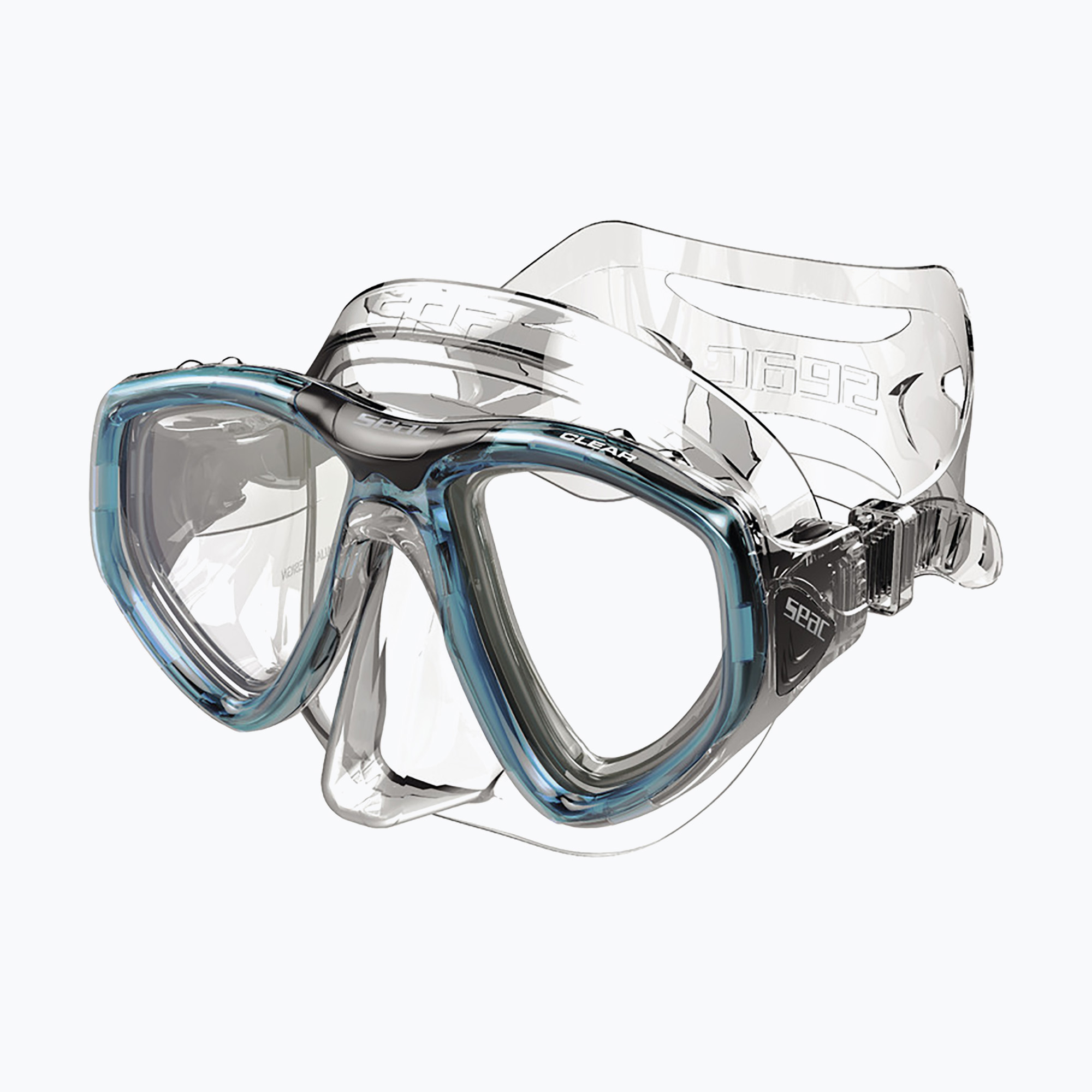Маска за гмуркане SEAC Clear Antifog aquamarine