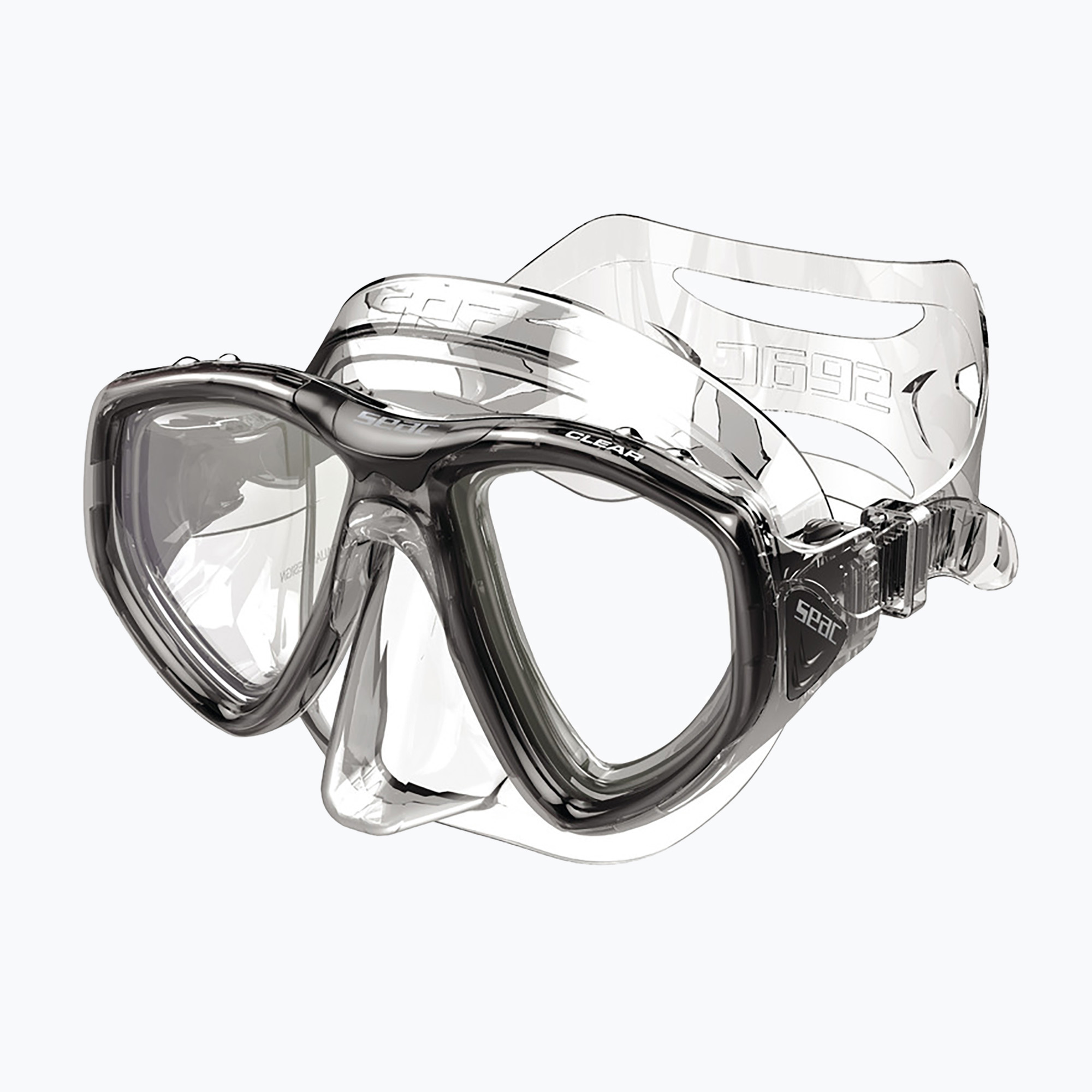 Potápačská maska SEAC Clear Antifog transparent black