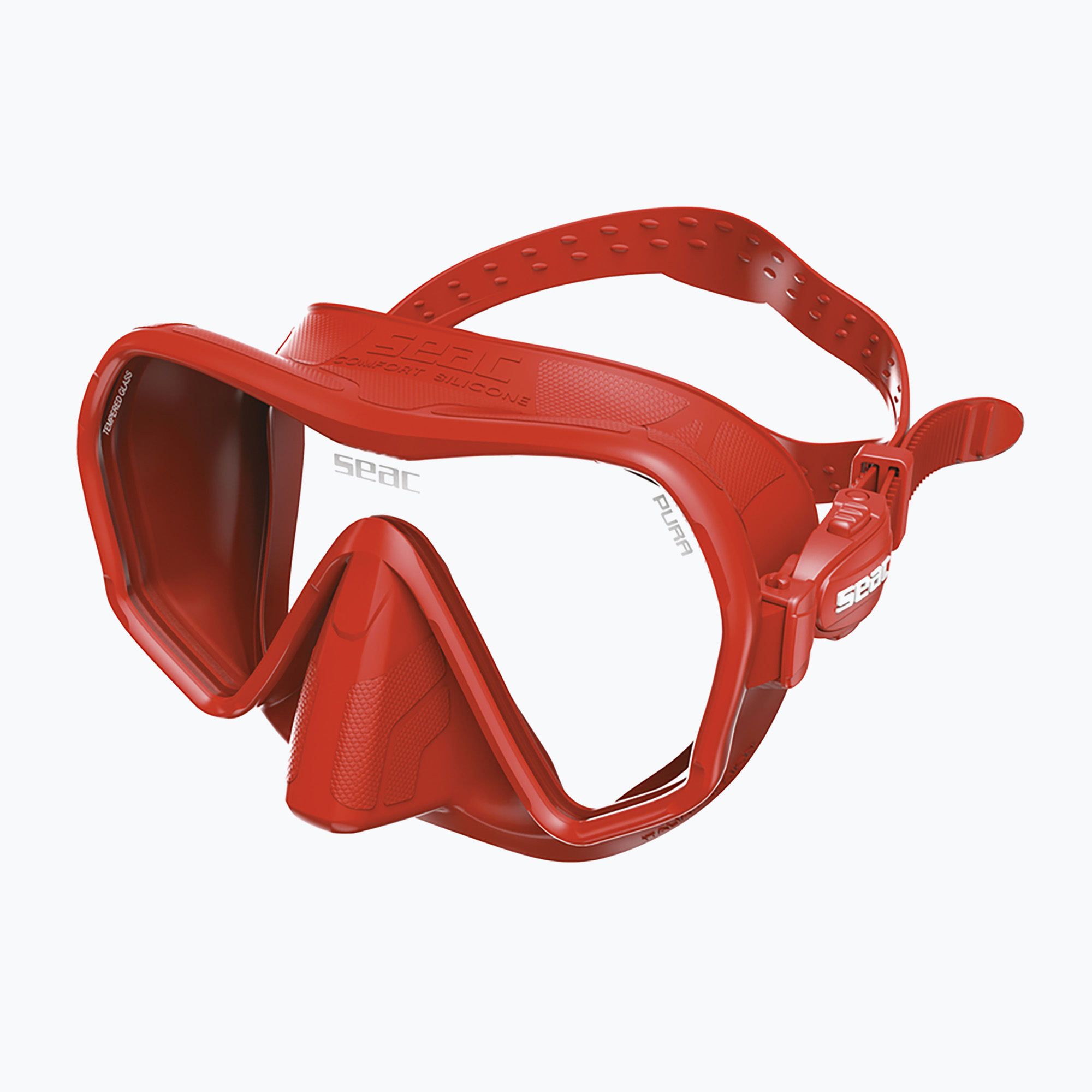 Маска за гмуркане SEAC Pura Antifog red