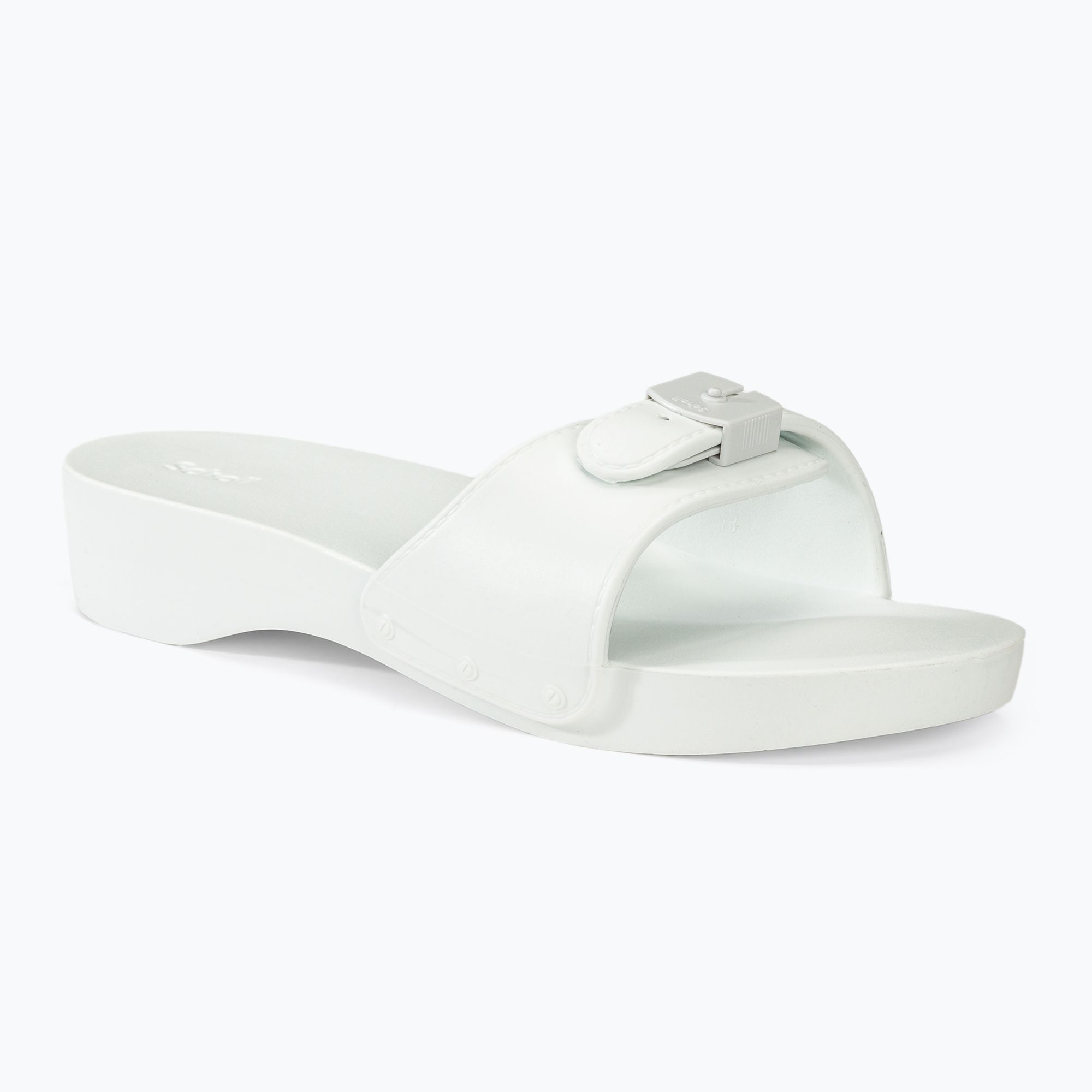 Klapki damskie Scholl Pescura Heel Aqua Eva off white 