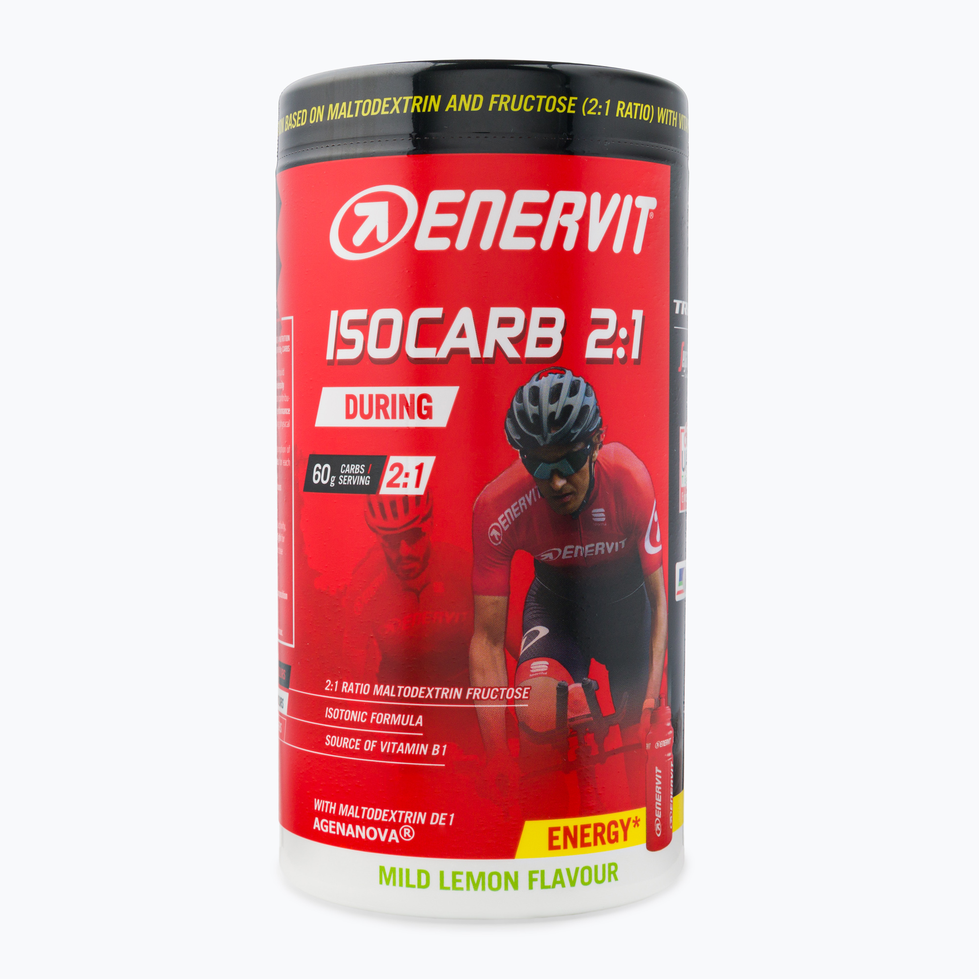 Băutură izotonică cu carbohidrați Enervit Isocarb 2:1 650 g lămâie 90925 (Isocarb 90925)