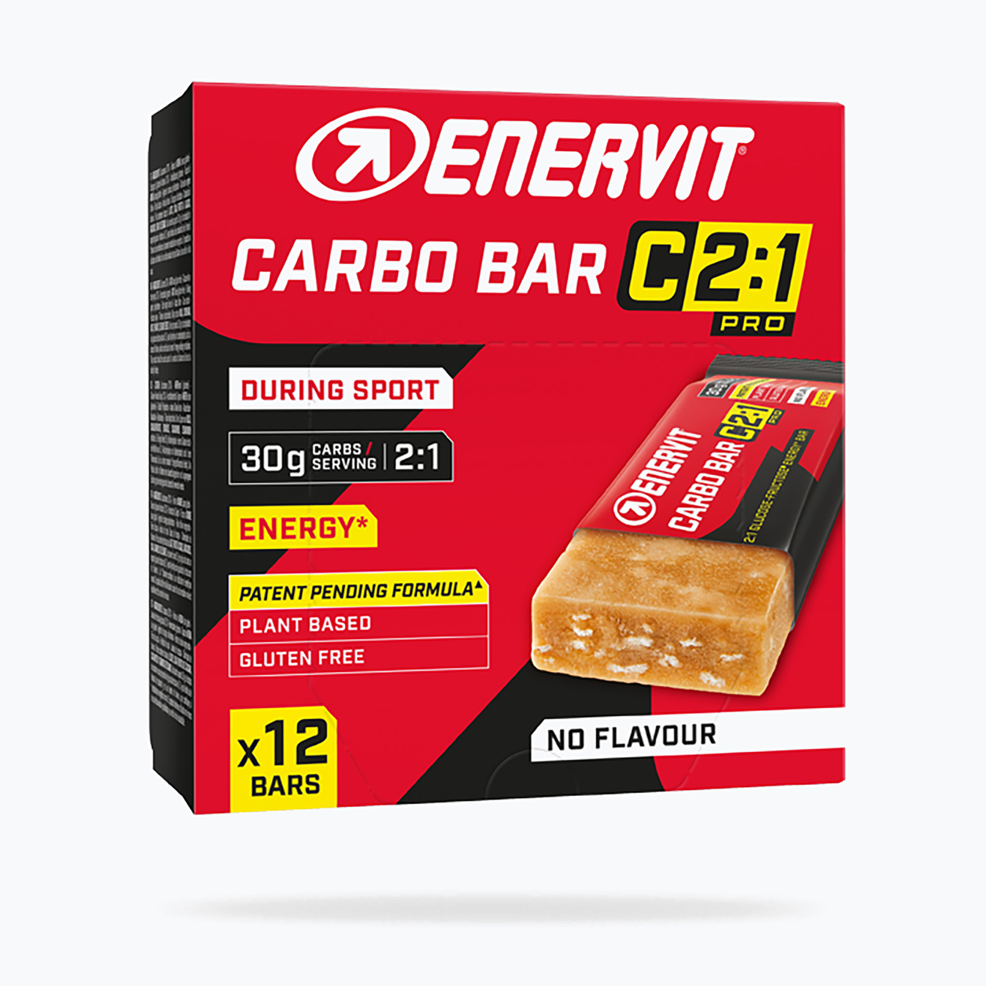 Zestaw batonów energetycznych Enervit C2:1 Carbo Pro 12 szt. x 45 g no flavour 