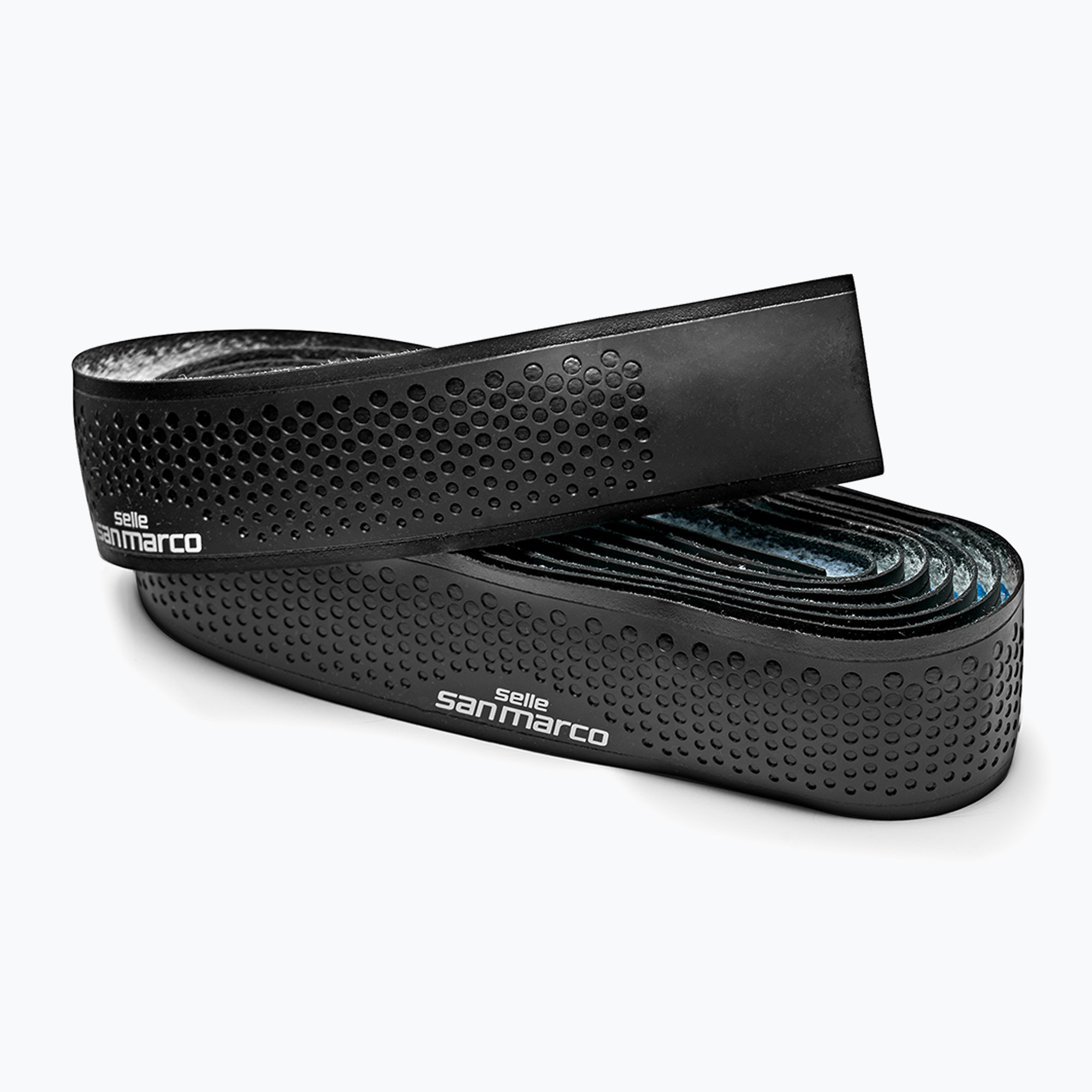 SAN MARCO Presa Corsa Team бяло/черно покритие на кормилото