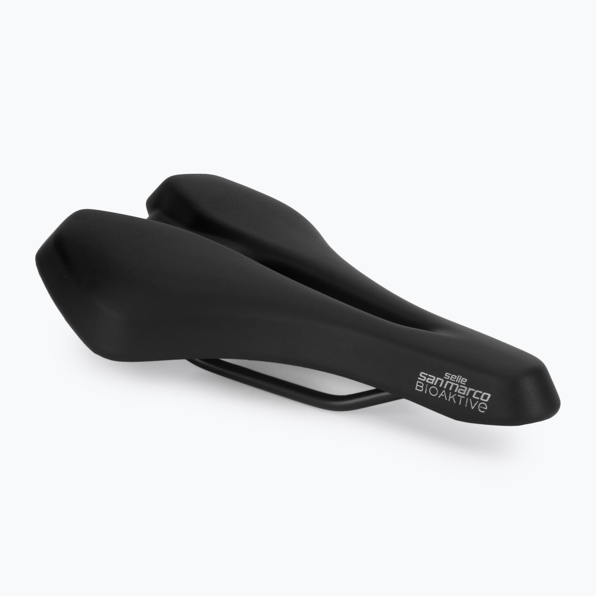 Șa de bicicletă SAN MARCO Sportive Biofoam Open Small 0-30° black matte