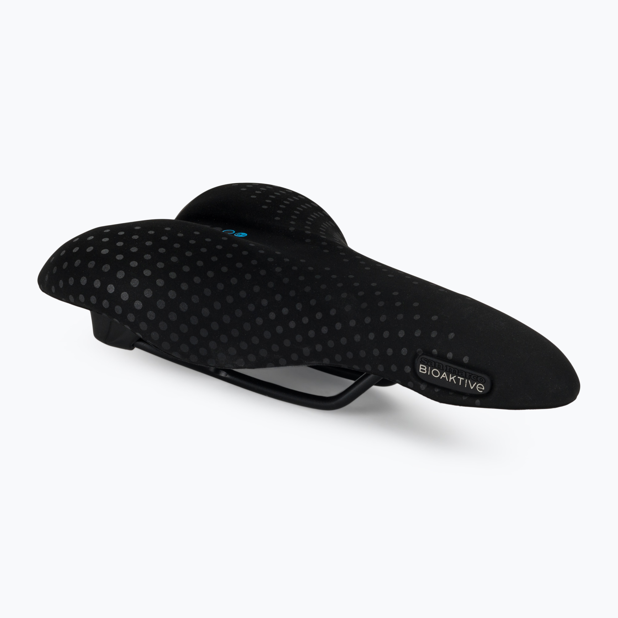 Șa de bicicletă SAN MARCO Trekking Gel Small 30-60° negru