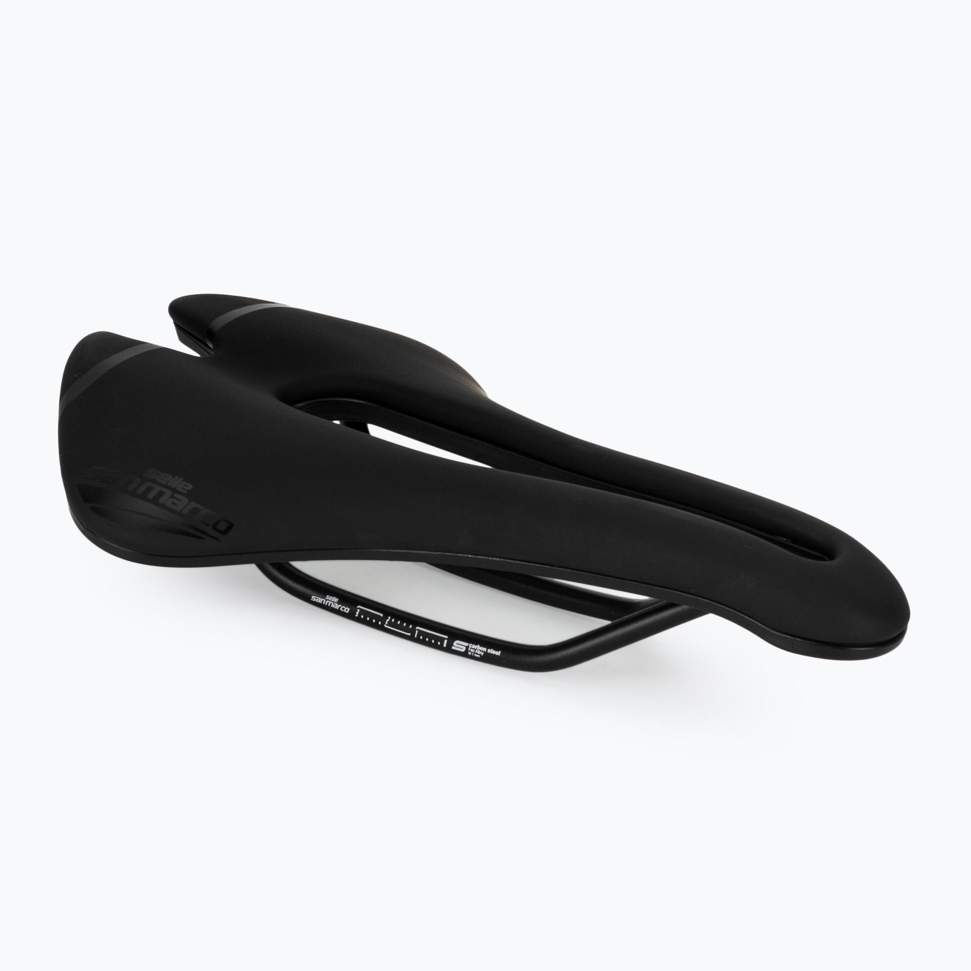 Șa de bicicletă pentru bărbați SAN MARCO Aspide Short Sport Wide Open black