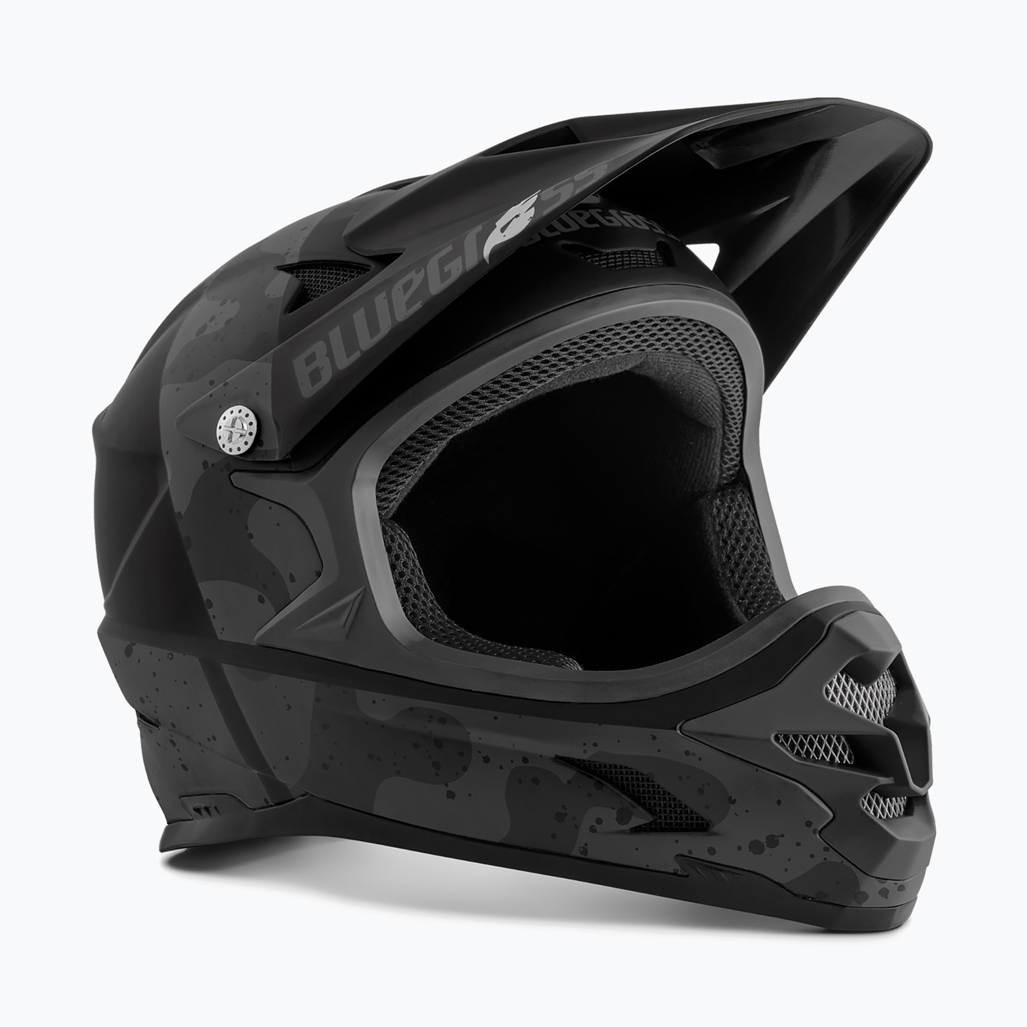 Cyklistická prilba Bluegrass Intox black camo matte