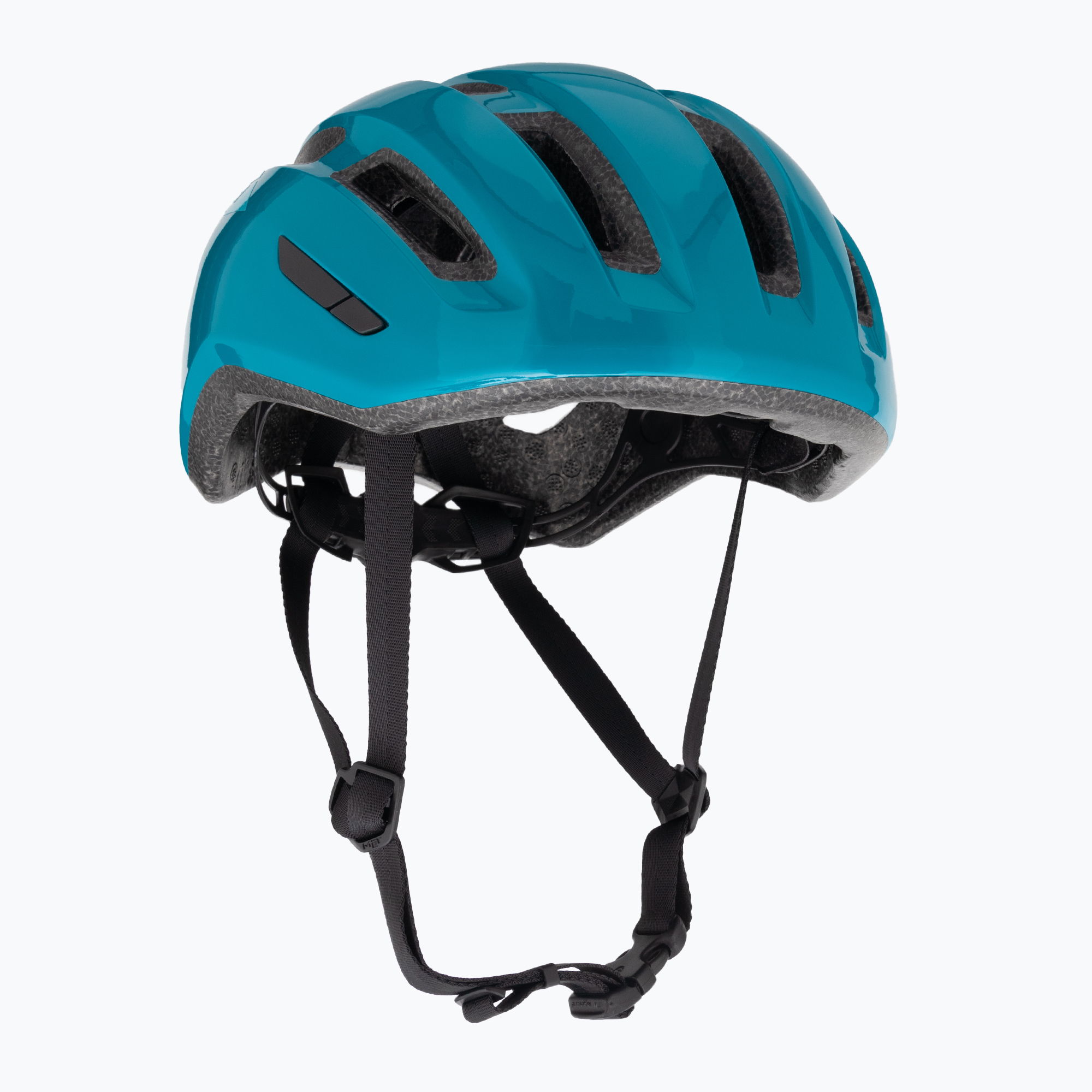 MET Miles teal glossy bicycle helmet