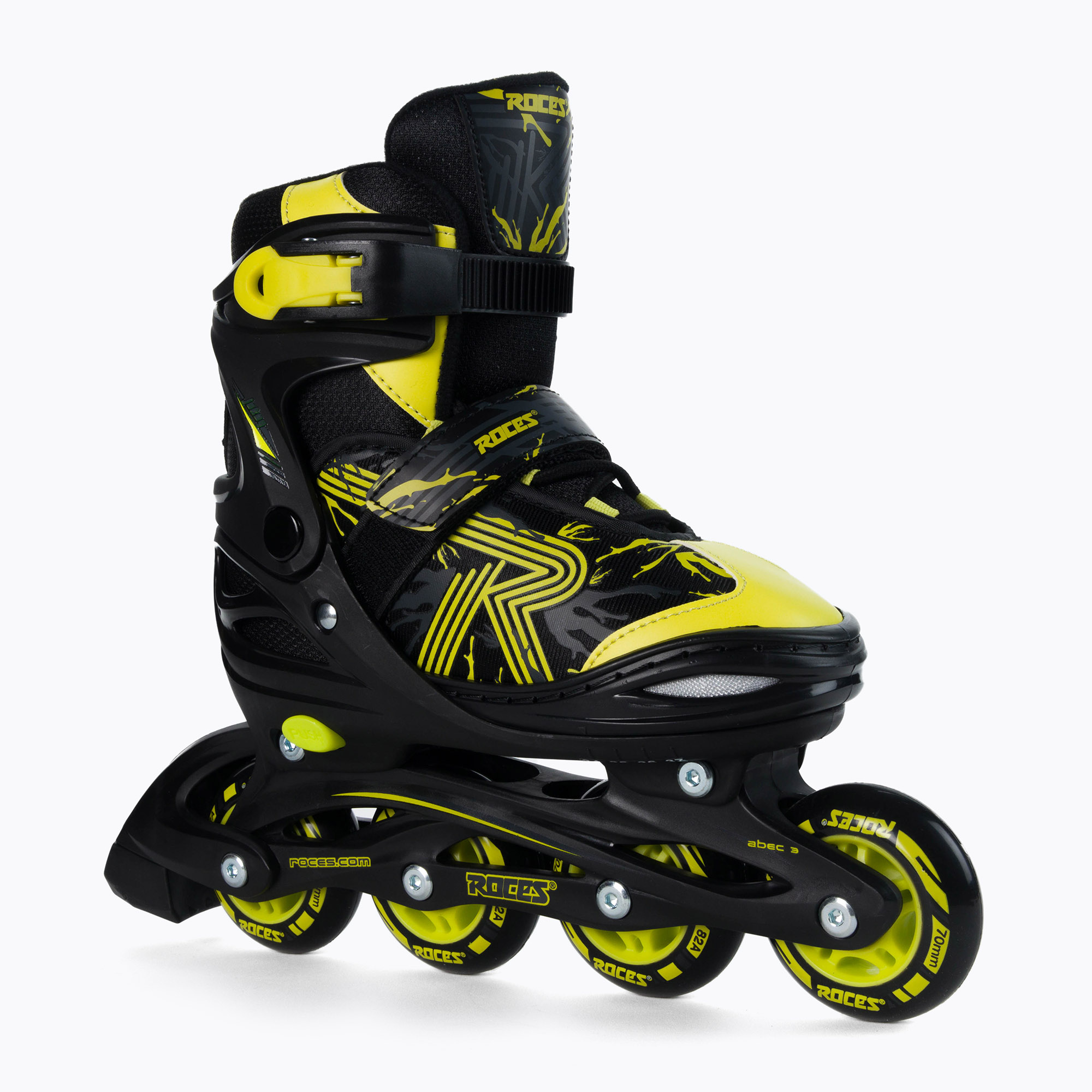 Rolki dziecięce Roces Jokey 3.0 Boy black/lime 