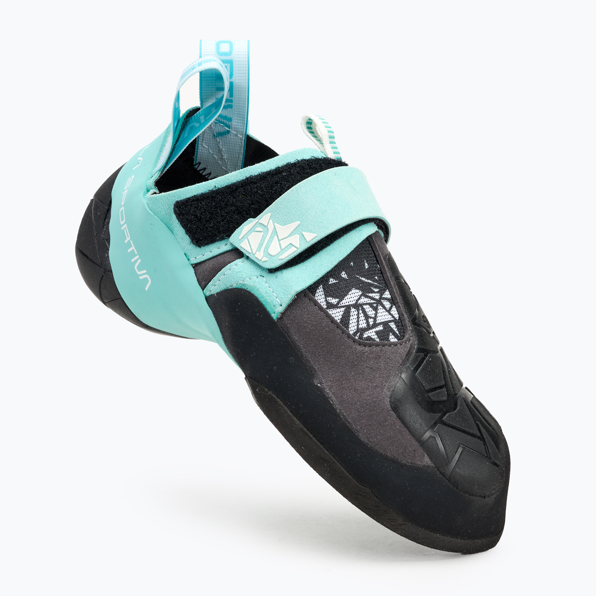 Buty wspinaczkowe damskie La Sportiva Skwama Vegan 2024 carbon/turquoise 