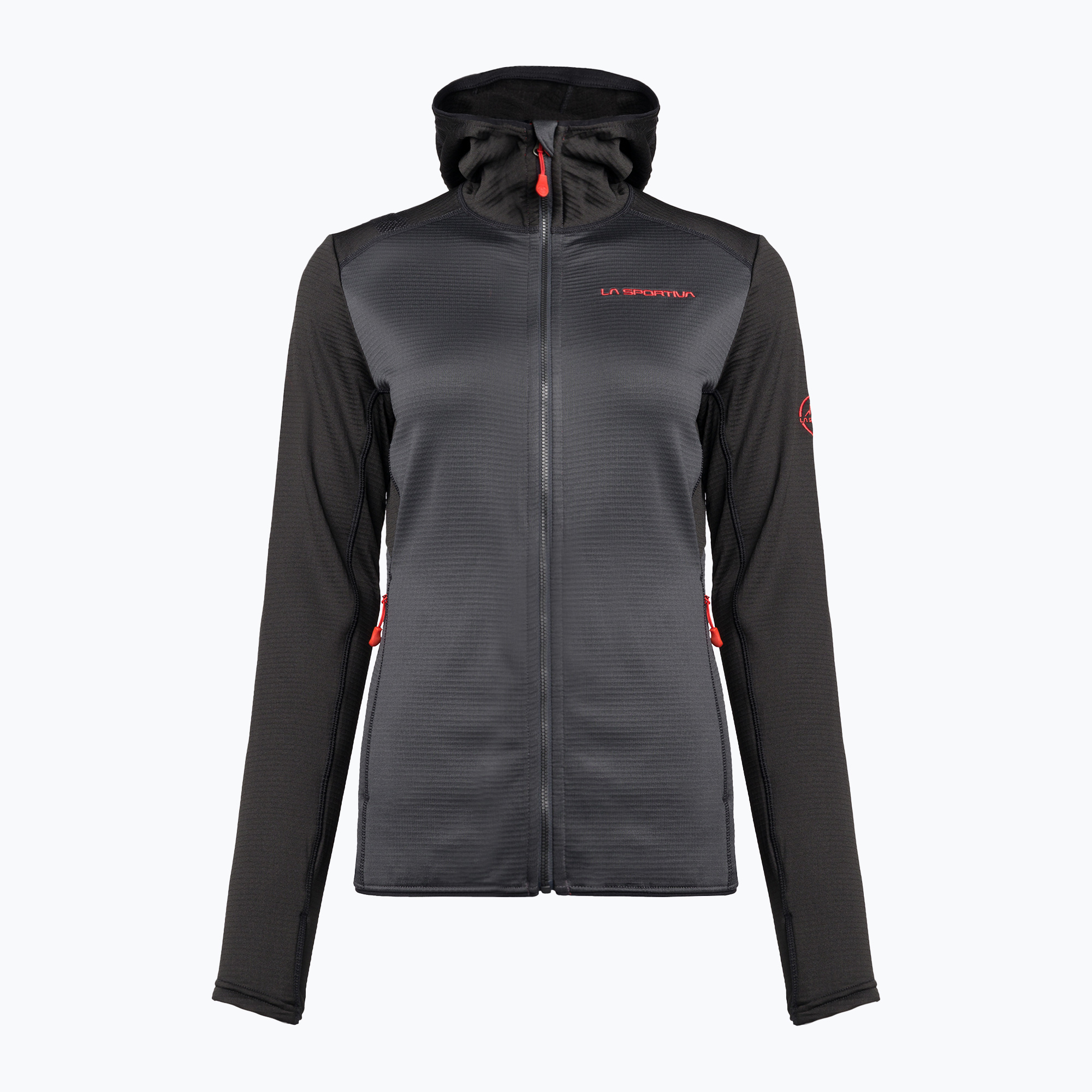Bluza trekkingowa damska La Sportiva Upendo Hoody carbon/cherry tomato 