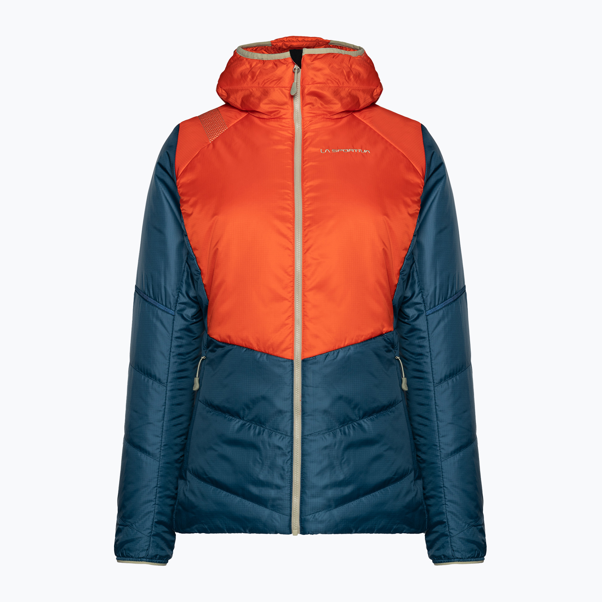 Kurtka ocieplana damska La Sportiva Mythic Primaloft cherry tomato/ storm blue 