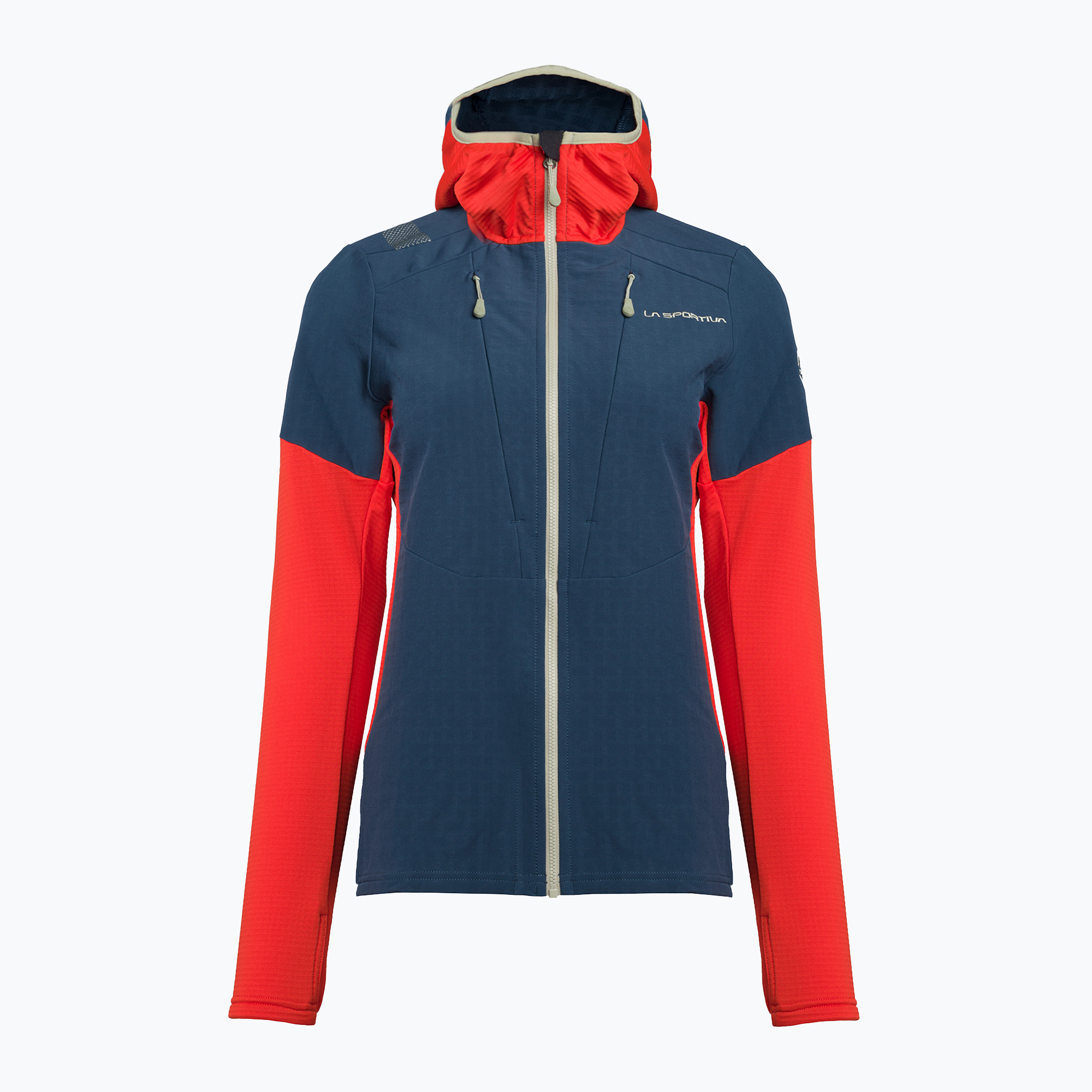 Bluza trekkingowa damska La Sportiva Session Tech Hoody storm blue/cherry tomato 