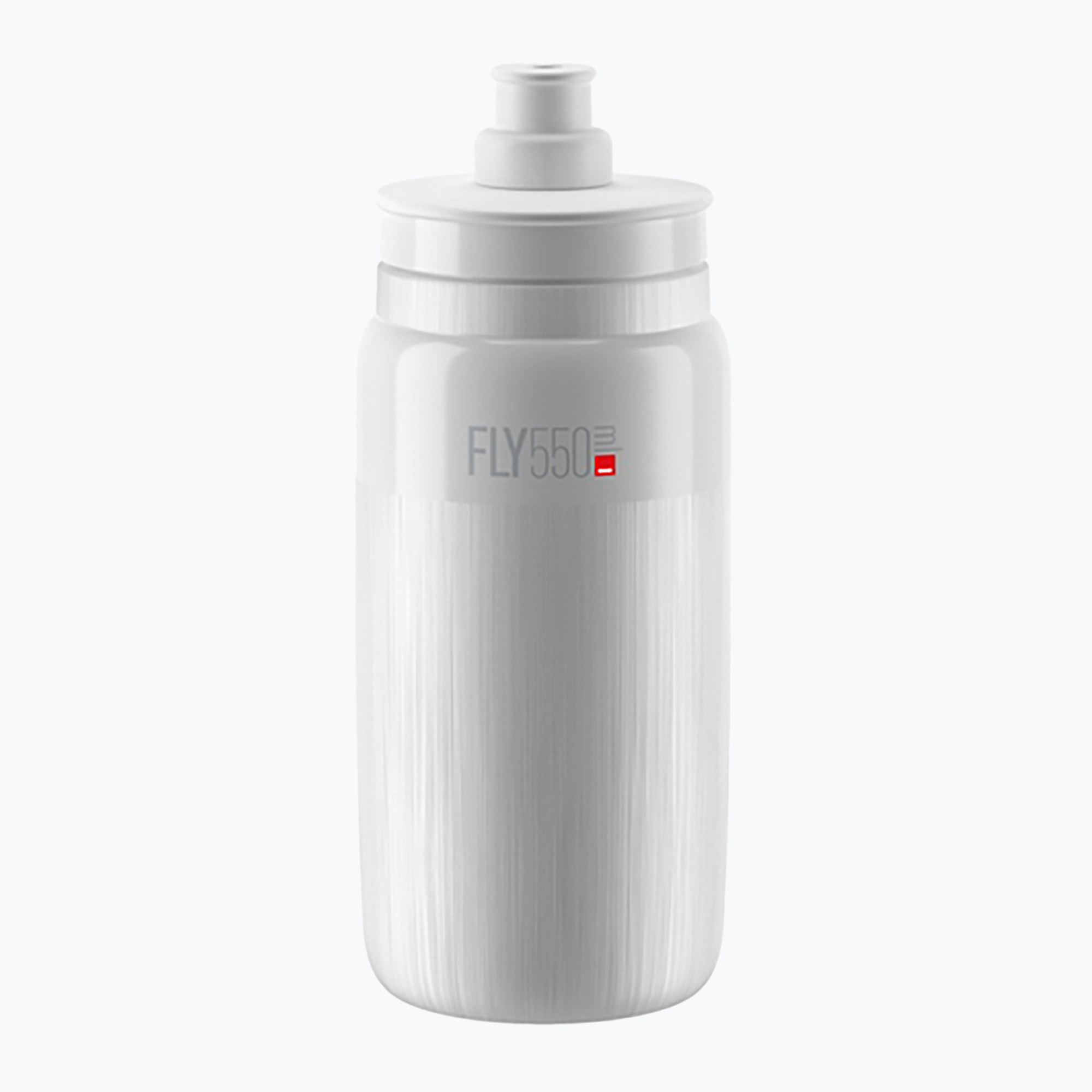 Kerékpáros kulacs Elite FLY Tex 550 ml white/grey logo (FLY Tex EL01604885)