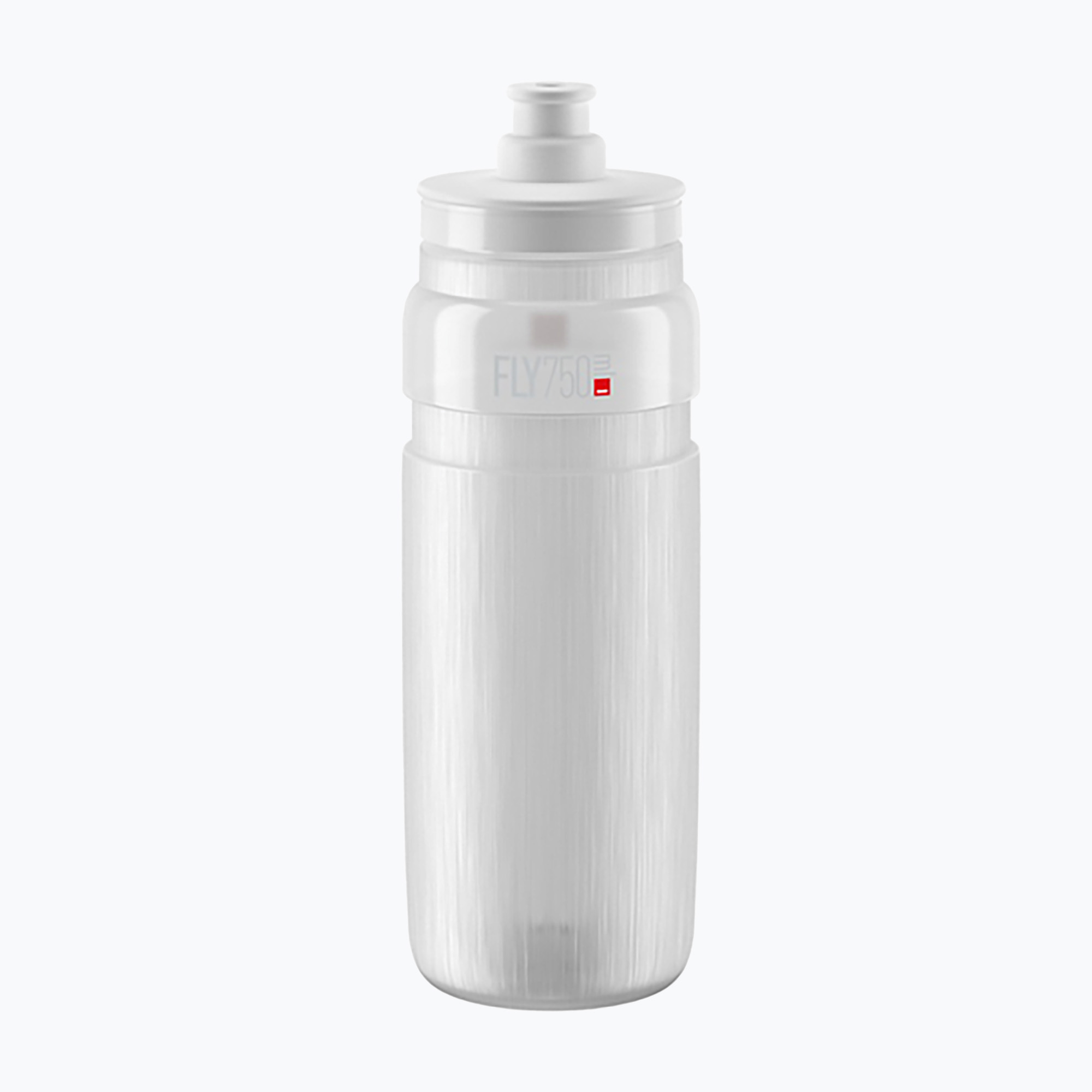 Велосипедна бутилка Elite FLY Tex 750 ml clear/grey logo