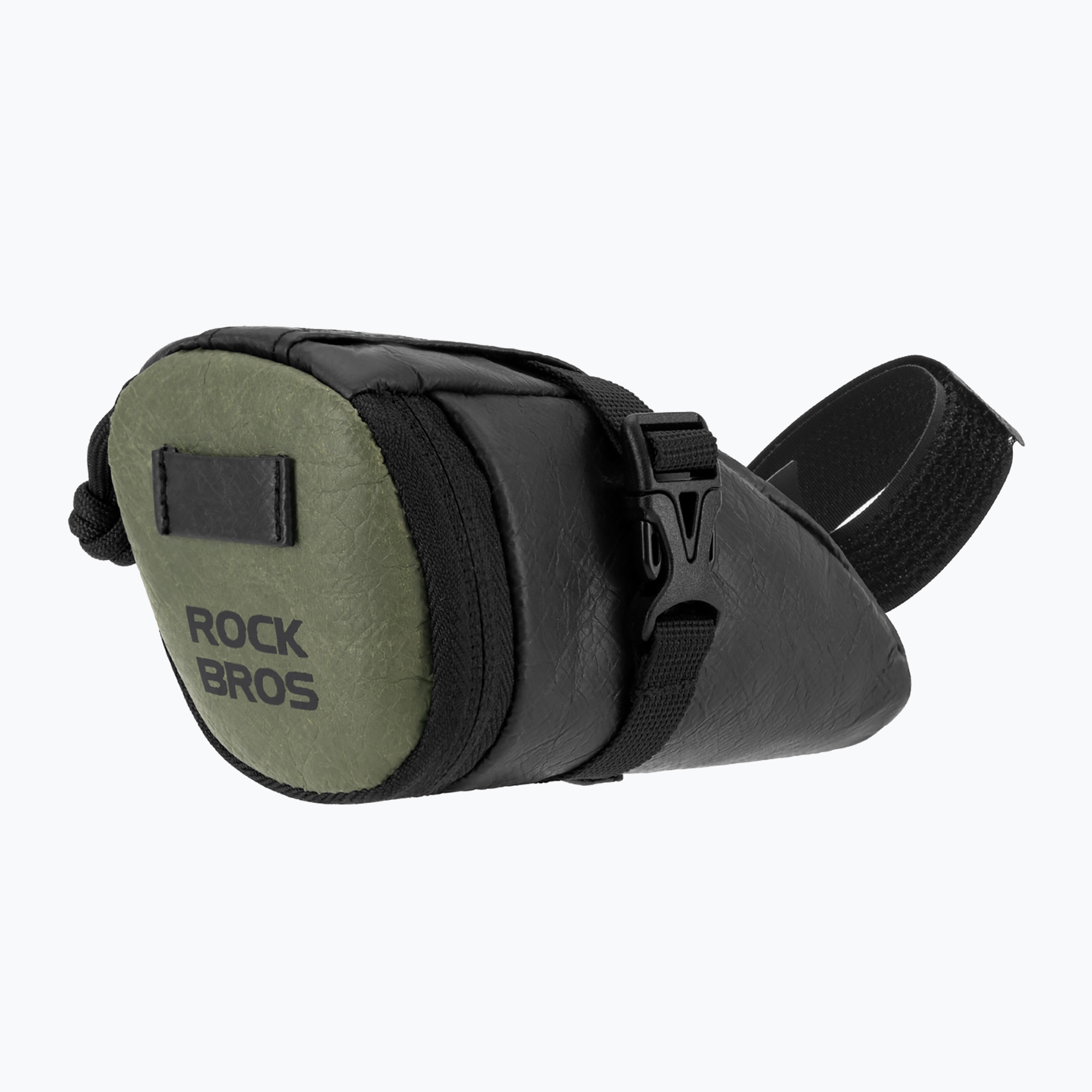 Подседелкова велосипедна чанта Rockbros 30130092001 Ecological Saddle Bag WP Compact black/green