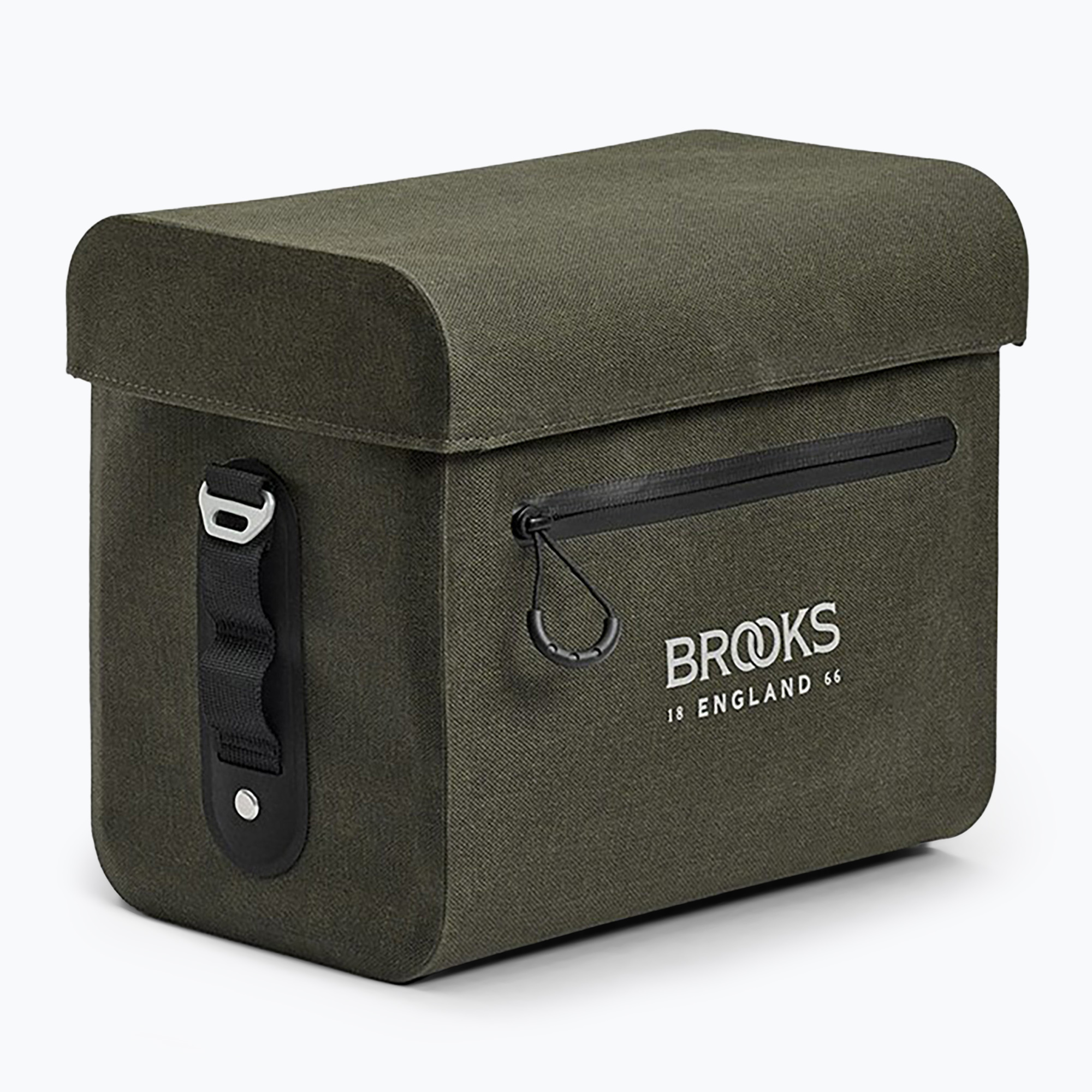 Чанта за кормило на велосипед Brooks England Scape Case 8 l mud green