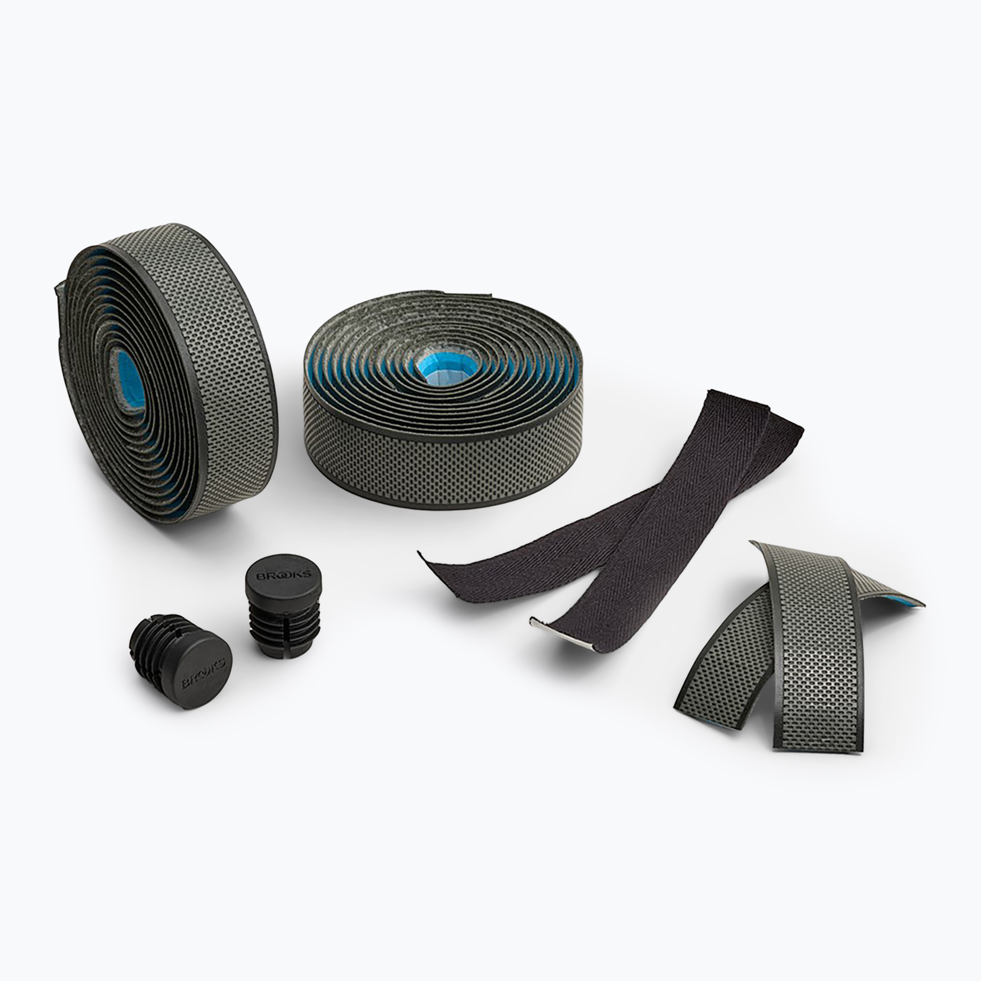 Обвивка за кормило Brooks England Cambium Rubber Bar mud green