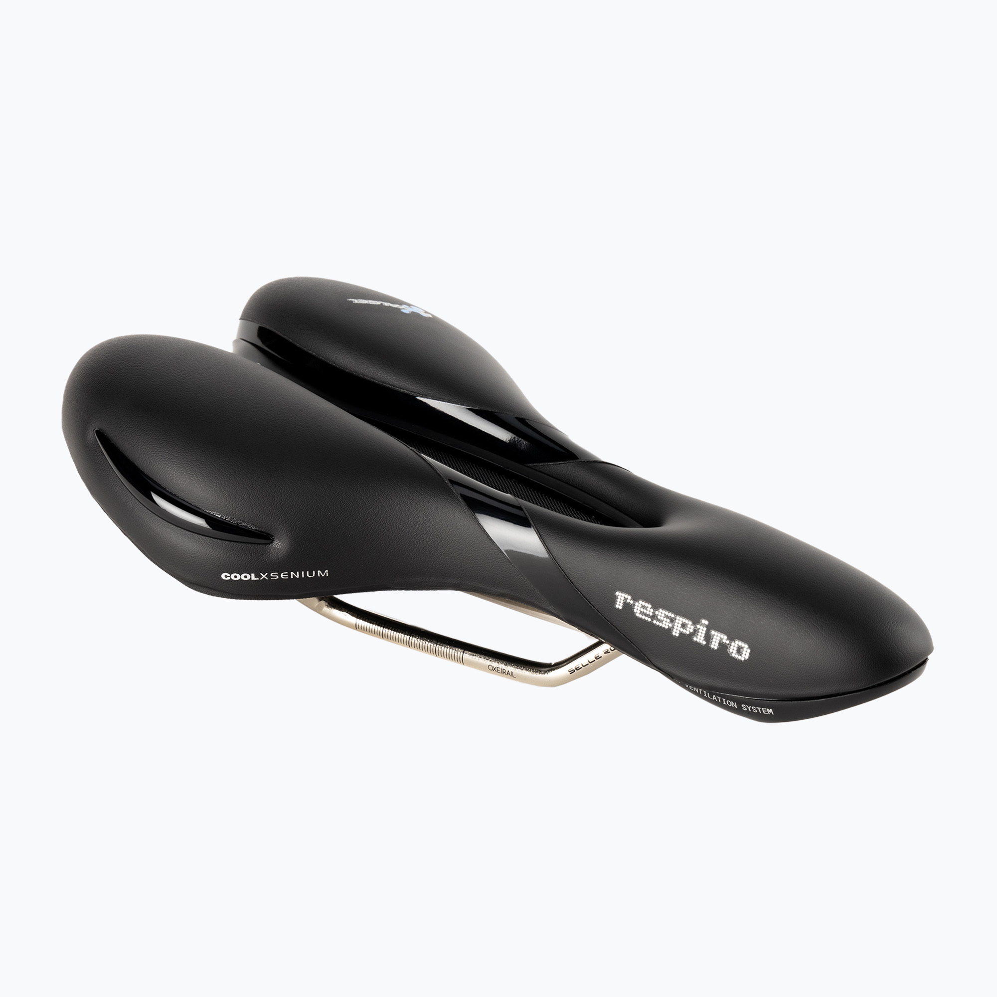 Pánske cyklistické sedlo Selle Royal Respiro Soft Athletic 45 čierne SR-5130HRTB691L4 (Respiro Soft Athletic 45St. SR-5130HRTB691L4)