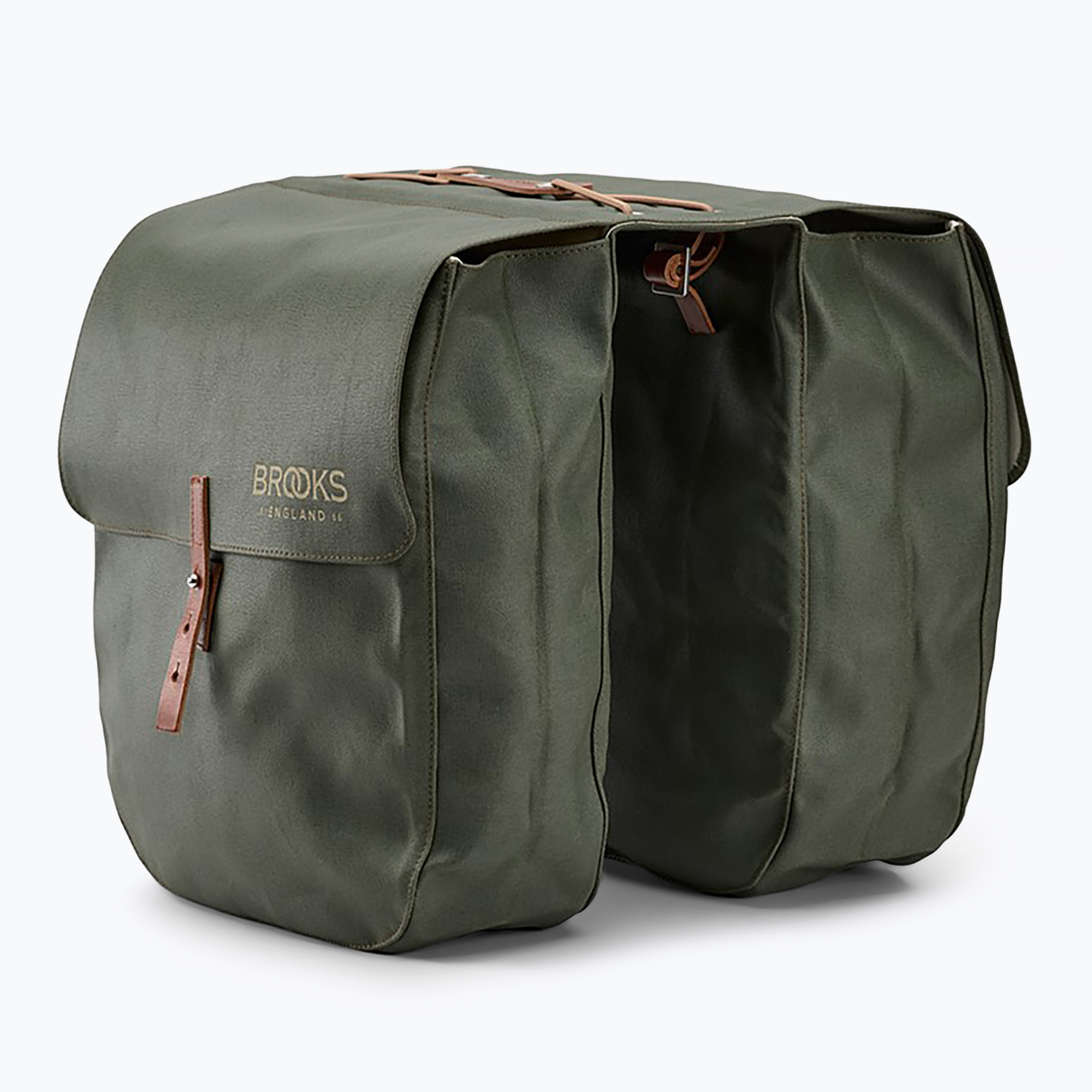 Чанта за велосипед Brooks England Brick Lane Panniers 30 l sage green/honey