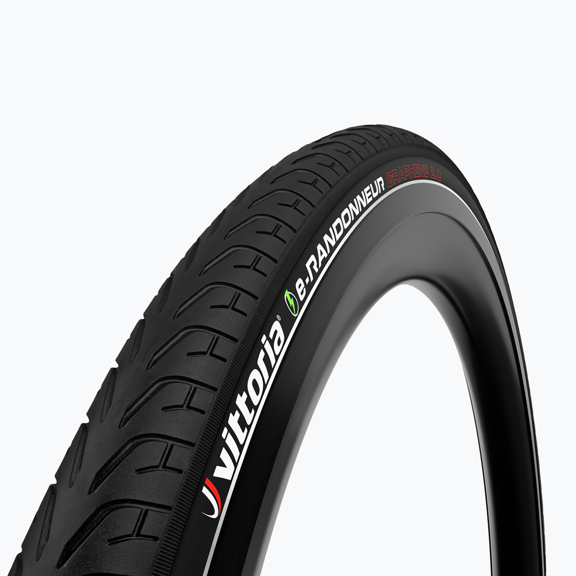 Kerékpár gumiabroncs Vittoria e-Randonneur G2.0 700 x 40C black/reflective (e-Randonneur G2.0 11A.00.325)