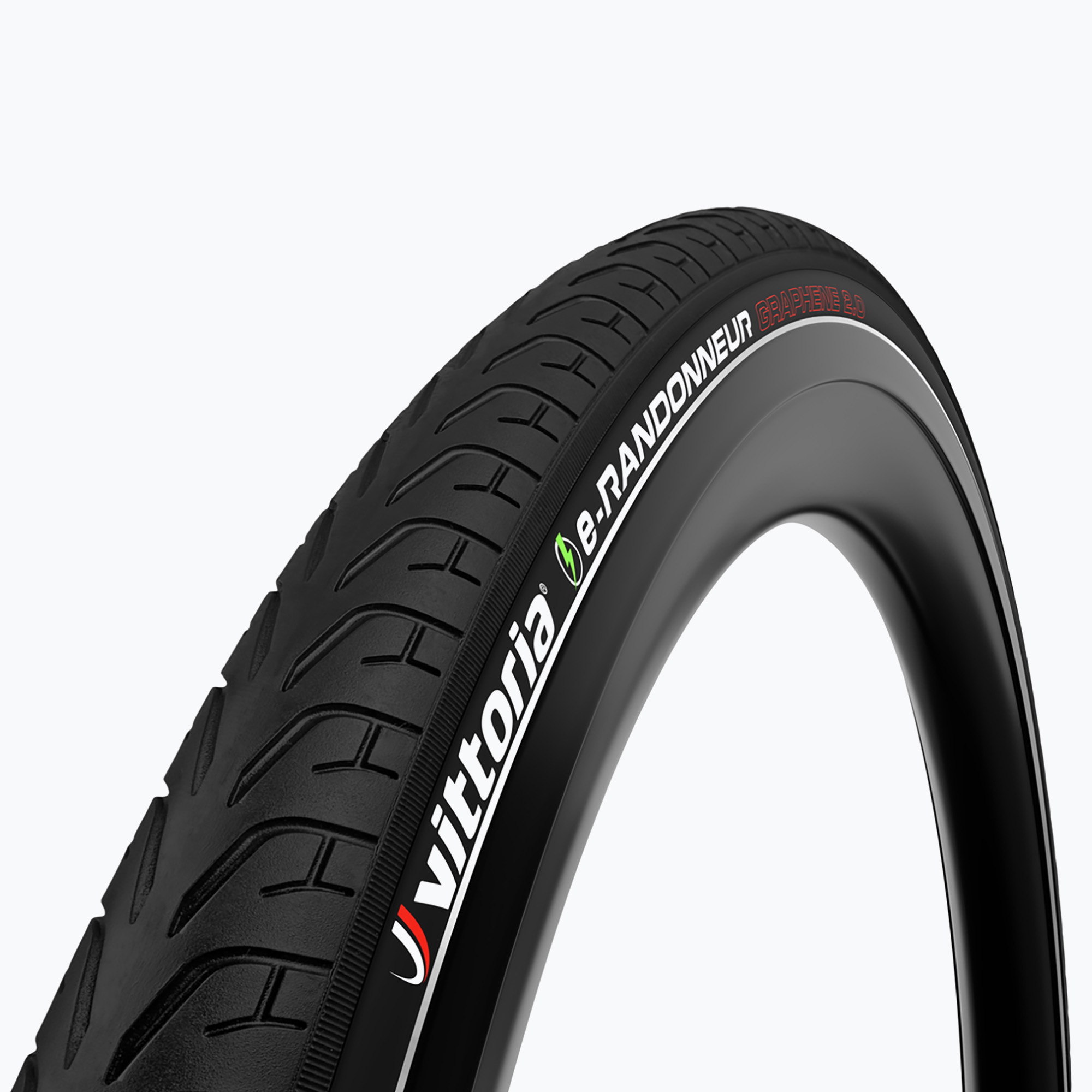 Cyklistický plášť Vittoria e-Randonneur G2.0 700 x 48C black/reflective