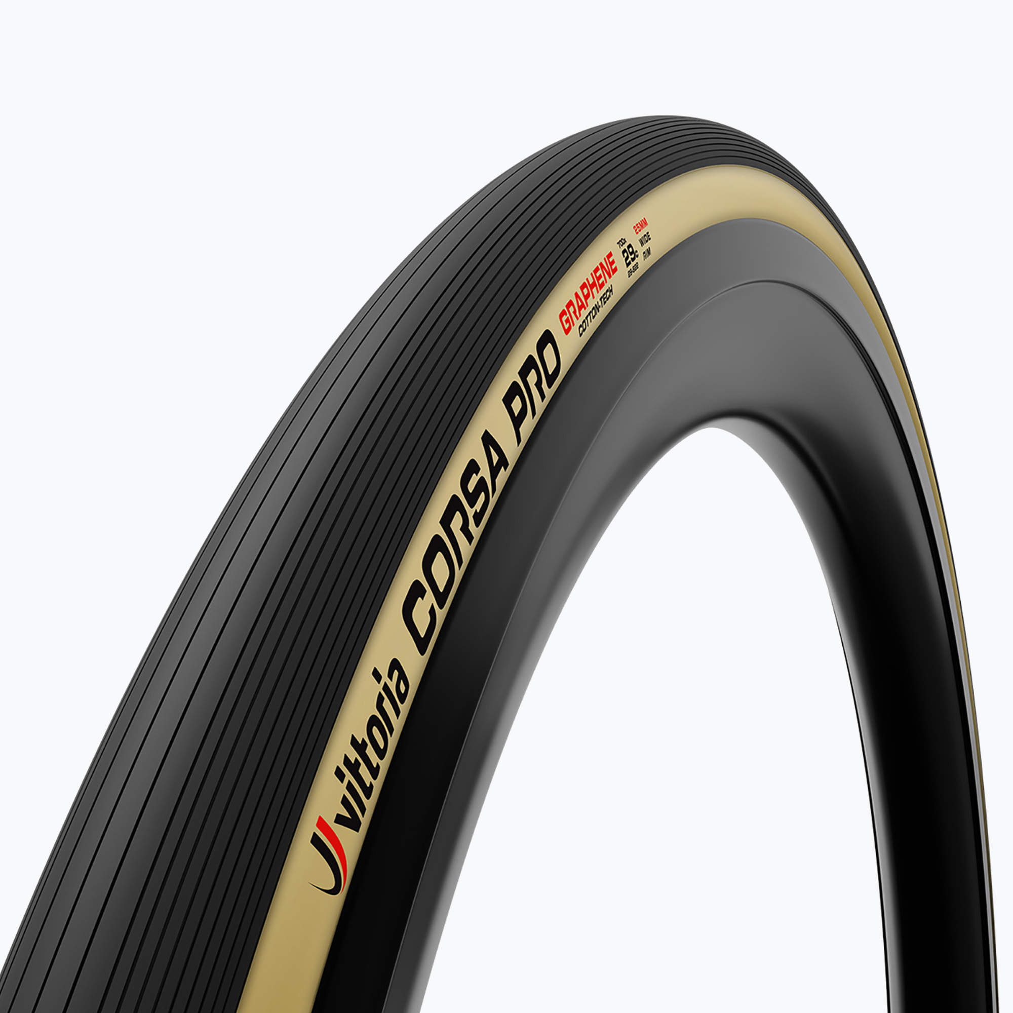 Kerékpár gumiabroncs Vittoria Corsa Pro G2.0 TLR 700 x 30C black/beige (Corsa Pro G2.0 TLR 11A.00.390)