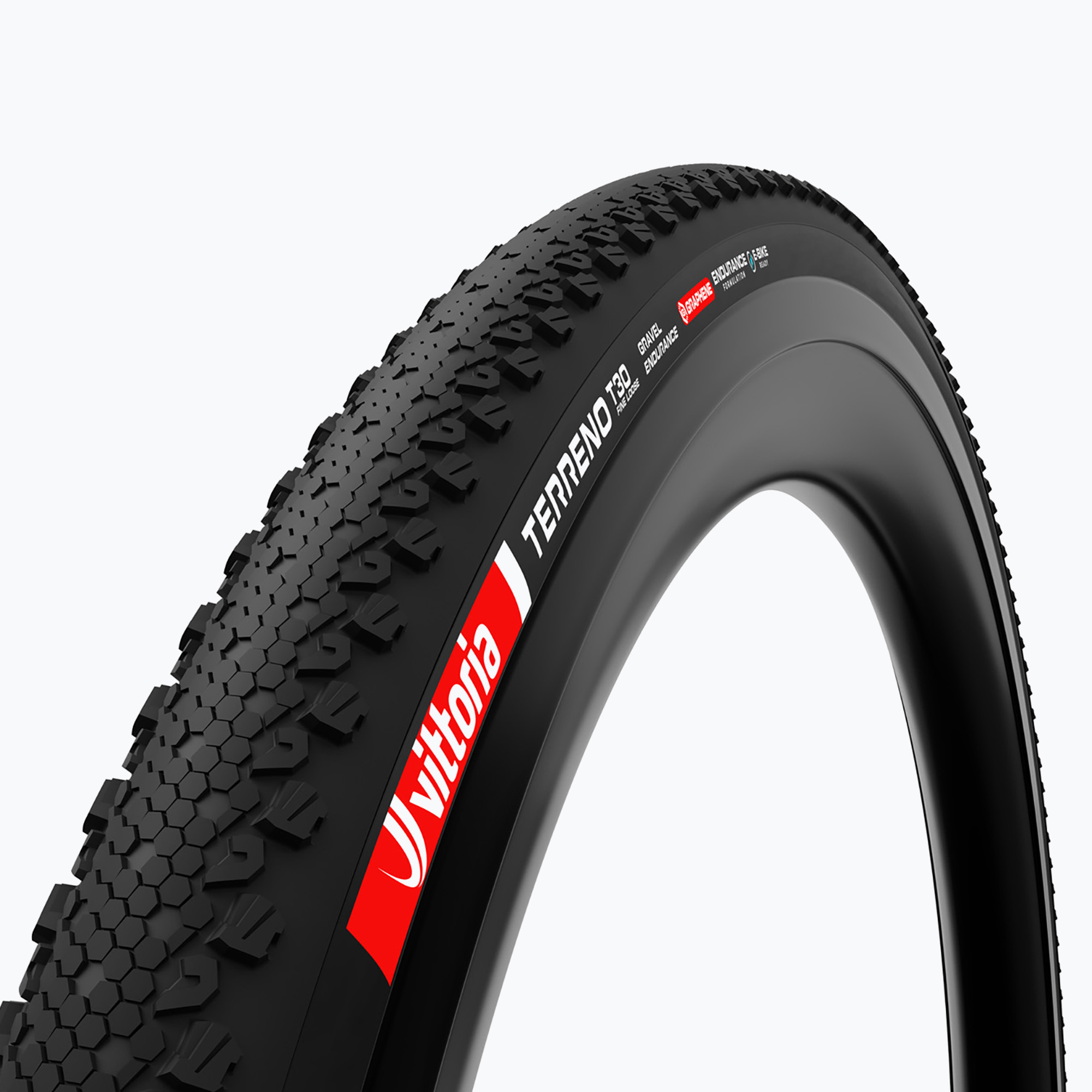 Kerékpár gumiabroncs Vittoria Terreno T30 G2.0 TLR Gravel Endurance 700x40c black/brown (T30 G2.0 TLR Gravel Endurance 11A.00.805)