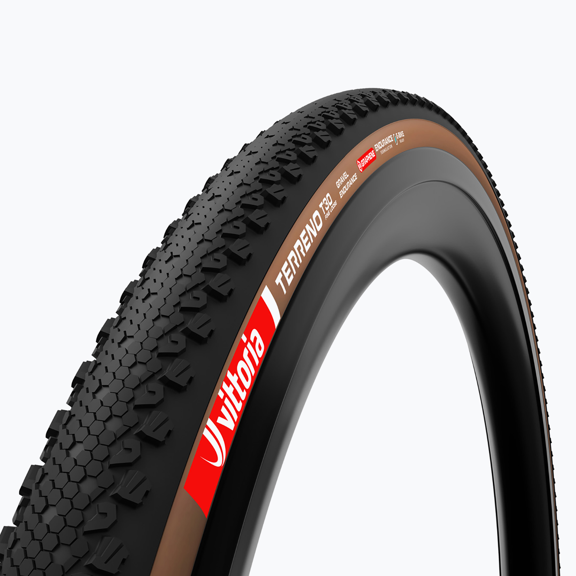 Kerékpár gumiabroncs Vittoria Terreno T30 G2.0 TLR Gravel Endurance 700x40c black (T30 G2.0 TLR Gravel Endurance 11A.00.806)