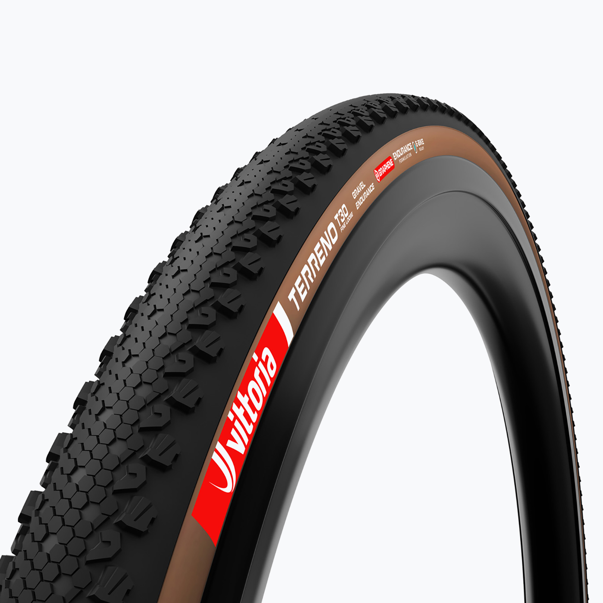 Kerékpár gumiabroncs Vittoria Terreno T30 G2.0 TLR Gravel Endurance black/brown (Terreno T30 G2.0 TLR Gravel Endurance 11A.00.833)