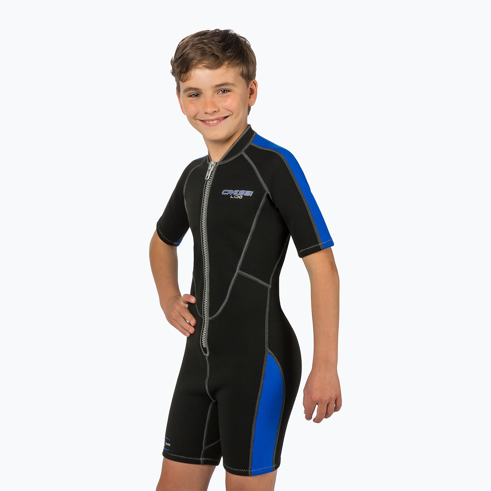 Pianka do pływania dziecięca Cressi Lido Shorty 2 mm black/blue 