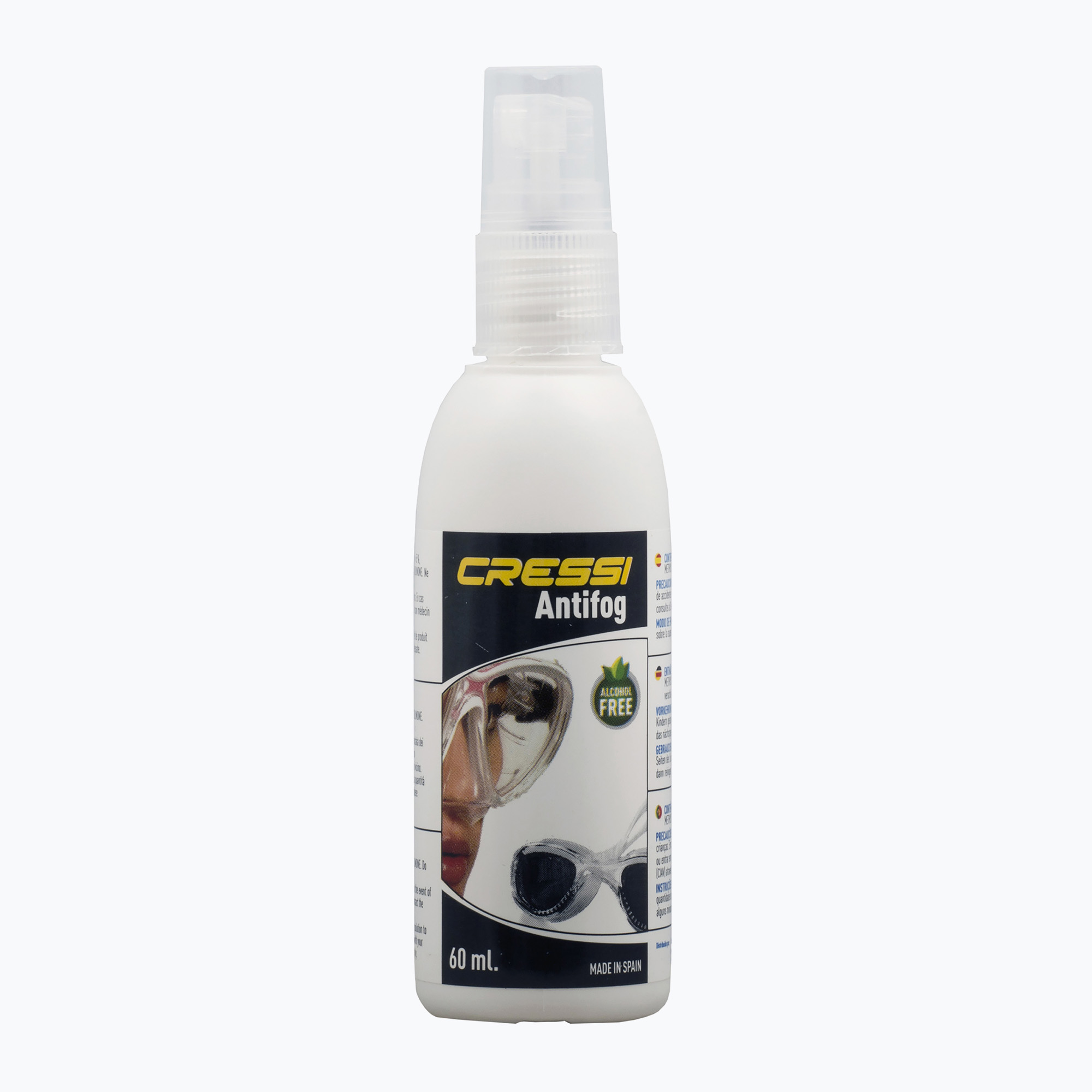 Cressi Anti-Fog 0% Alcohol Solution for diving goggles DF200050 (60 ml)