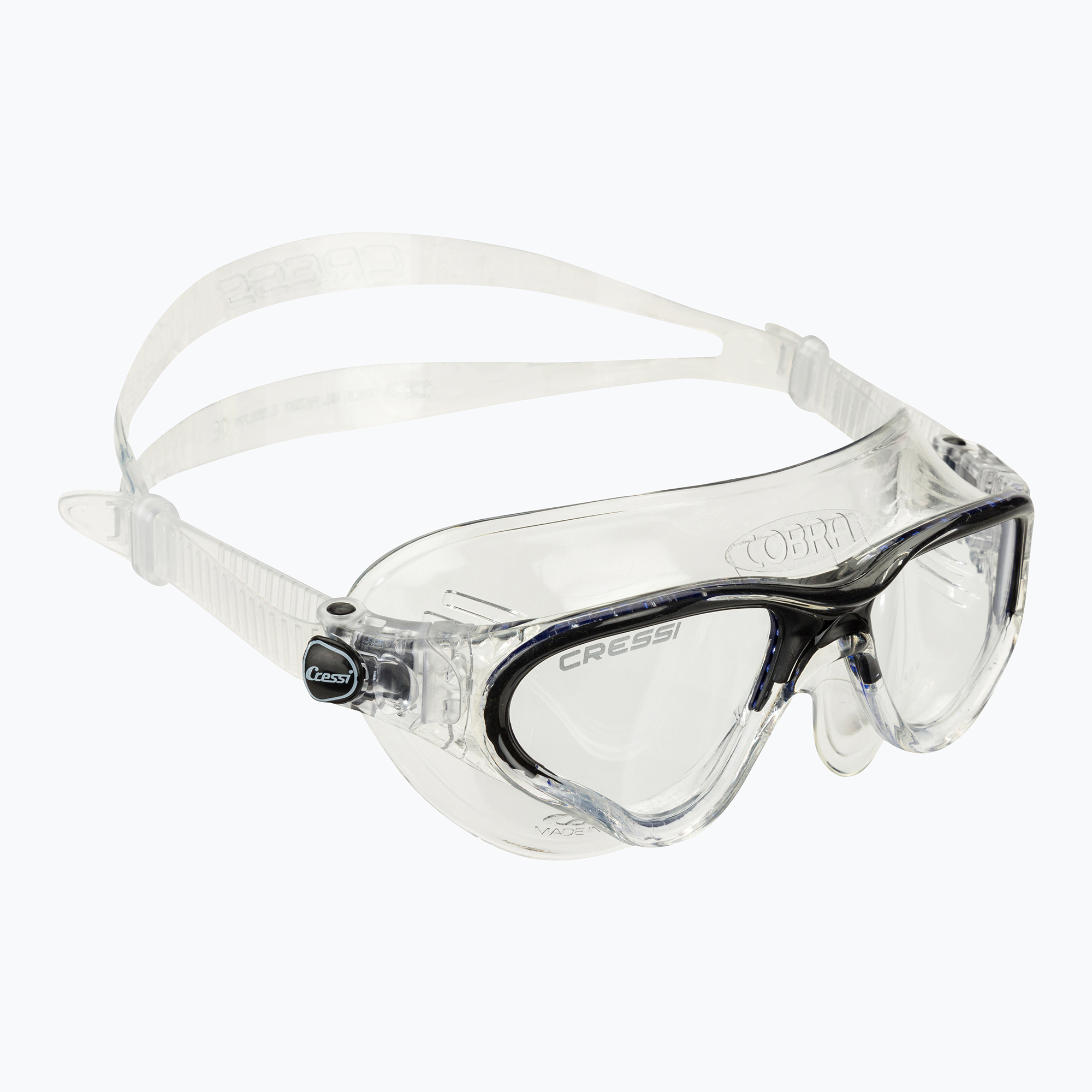 Maska do pływania Cressi Cobra clear/clear black 