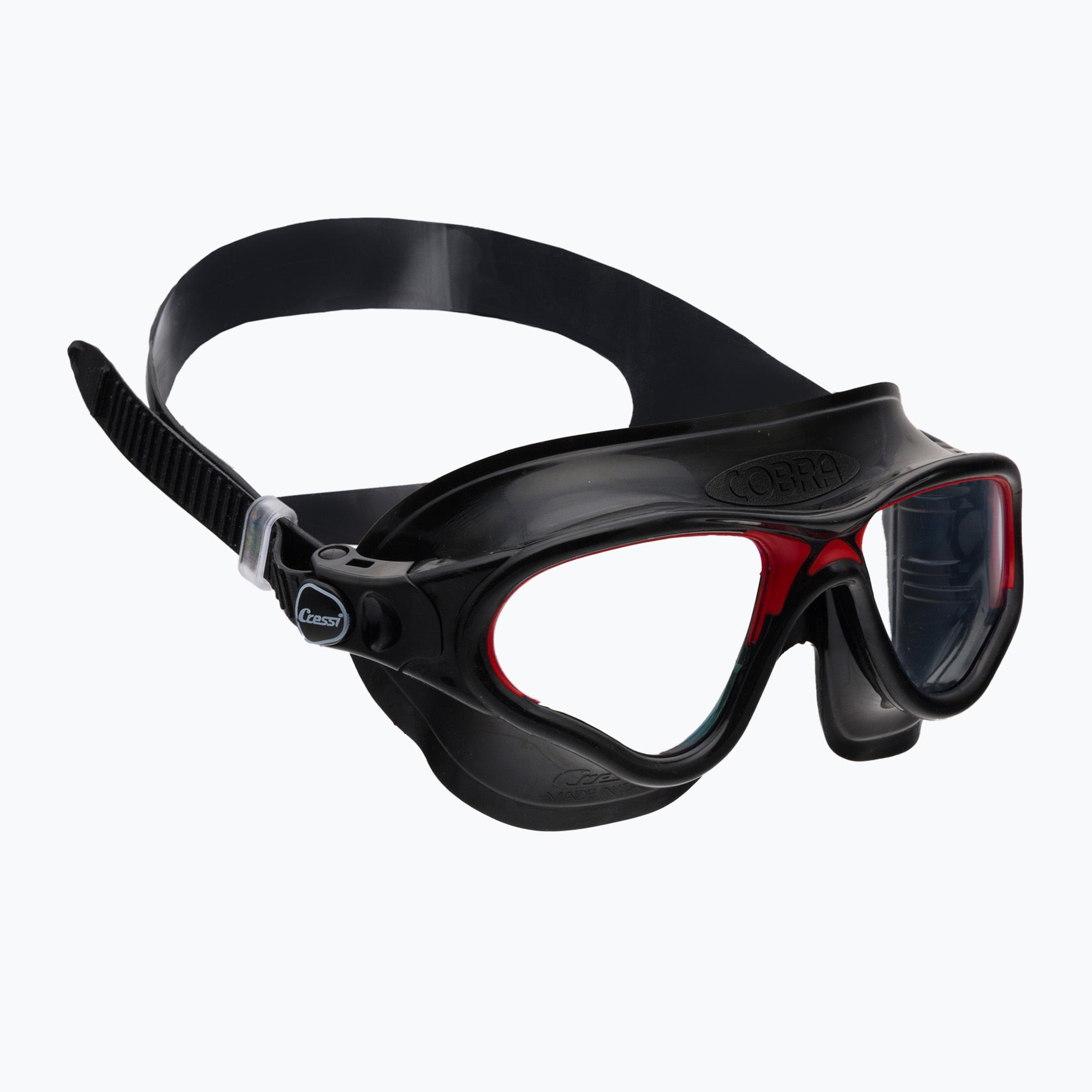 Maska do pływania Cressi Cobra black/black/red 