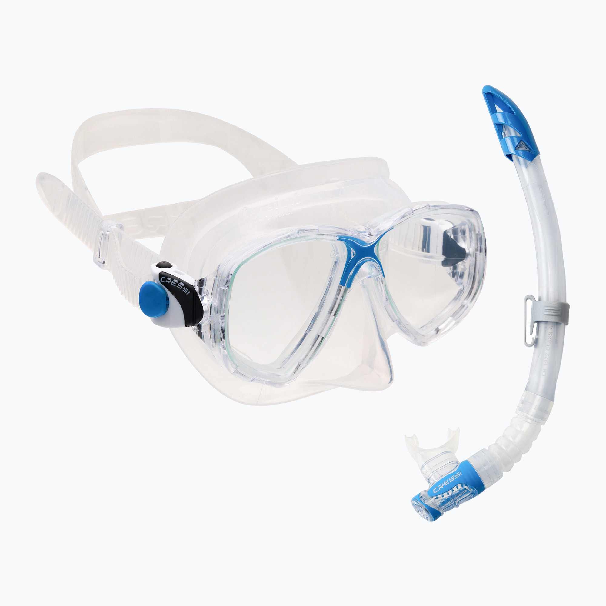 Zestaw do nurkowania Cressi Marea + Gamma clear/blue 