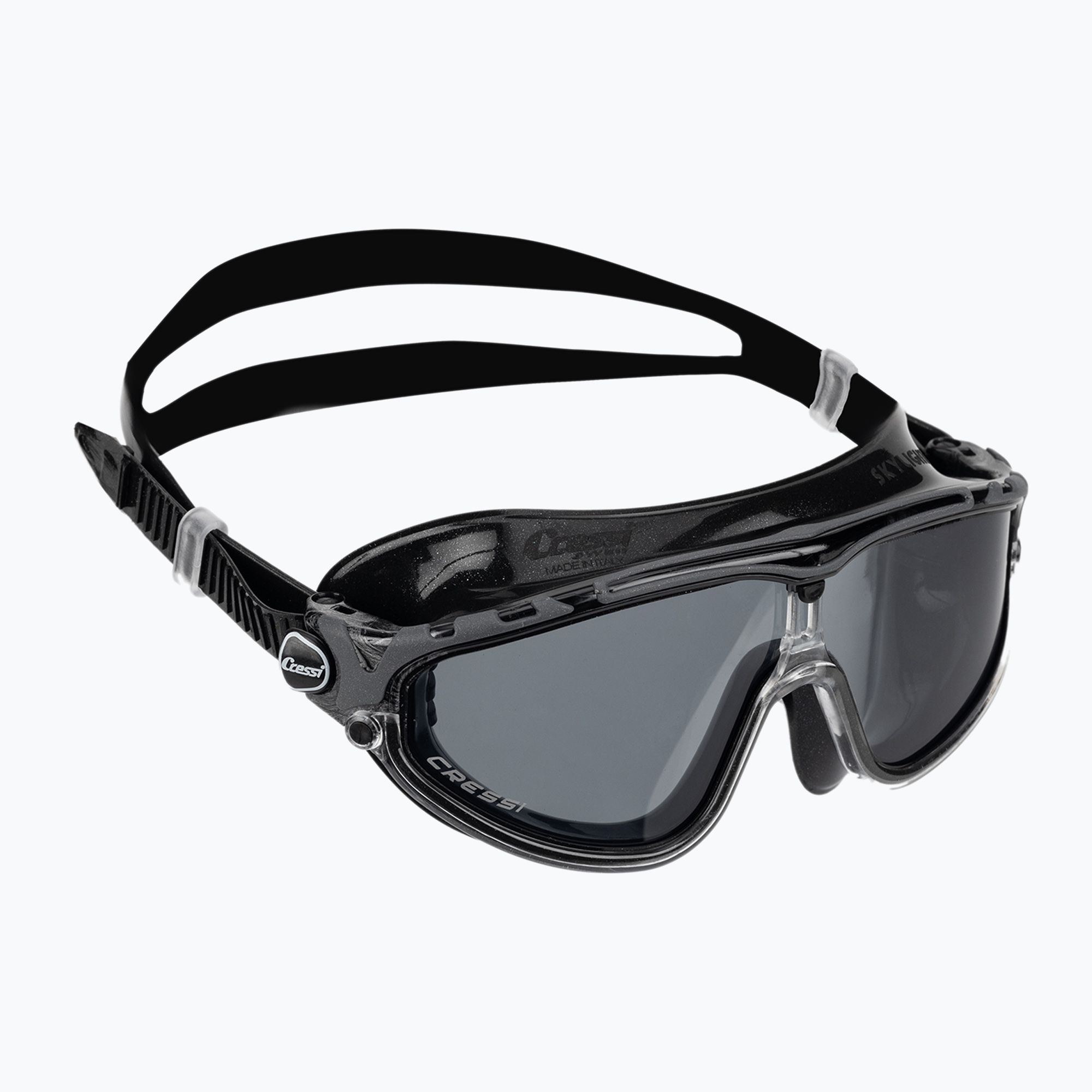 Maska do pływania Cressi Skylight black/black smoked 