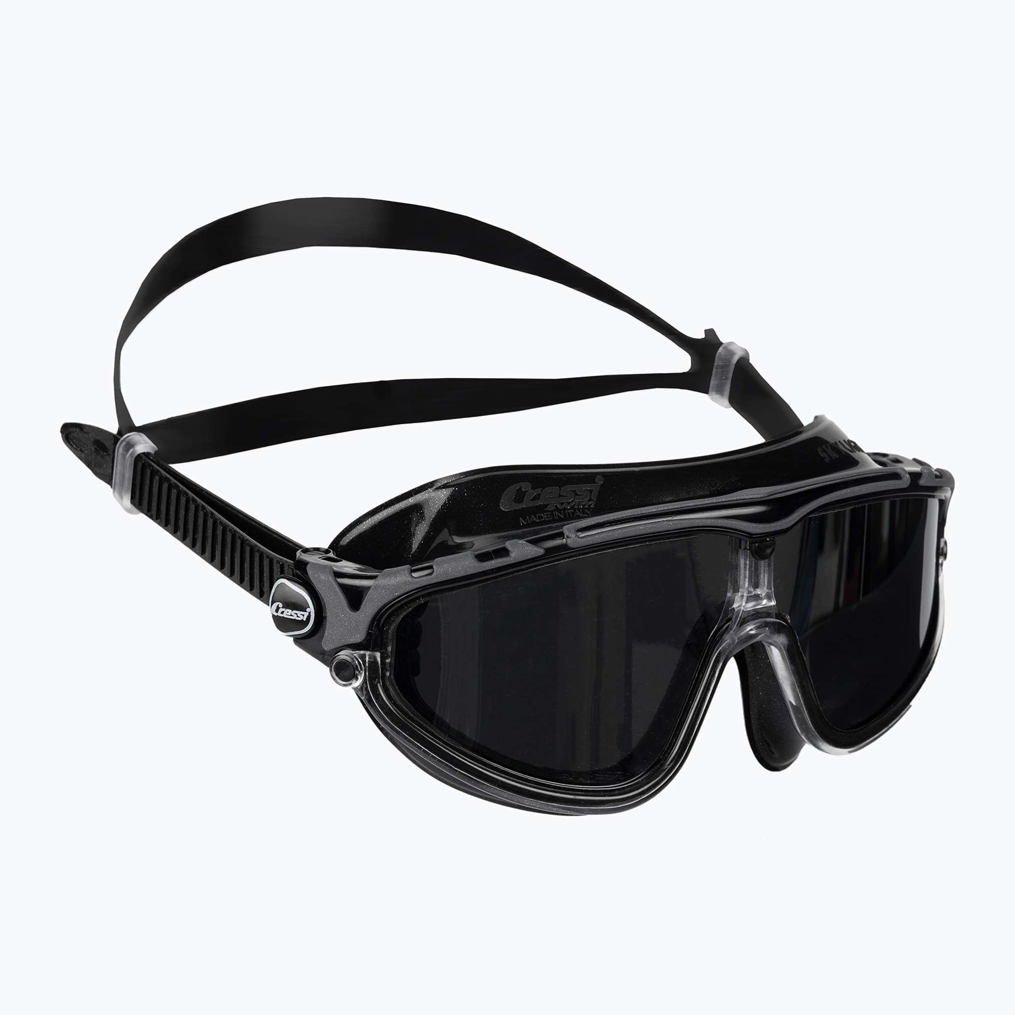 Maska do pływania Cressi Skylight black/black grey mirrored 