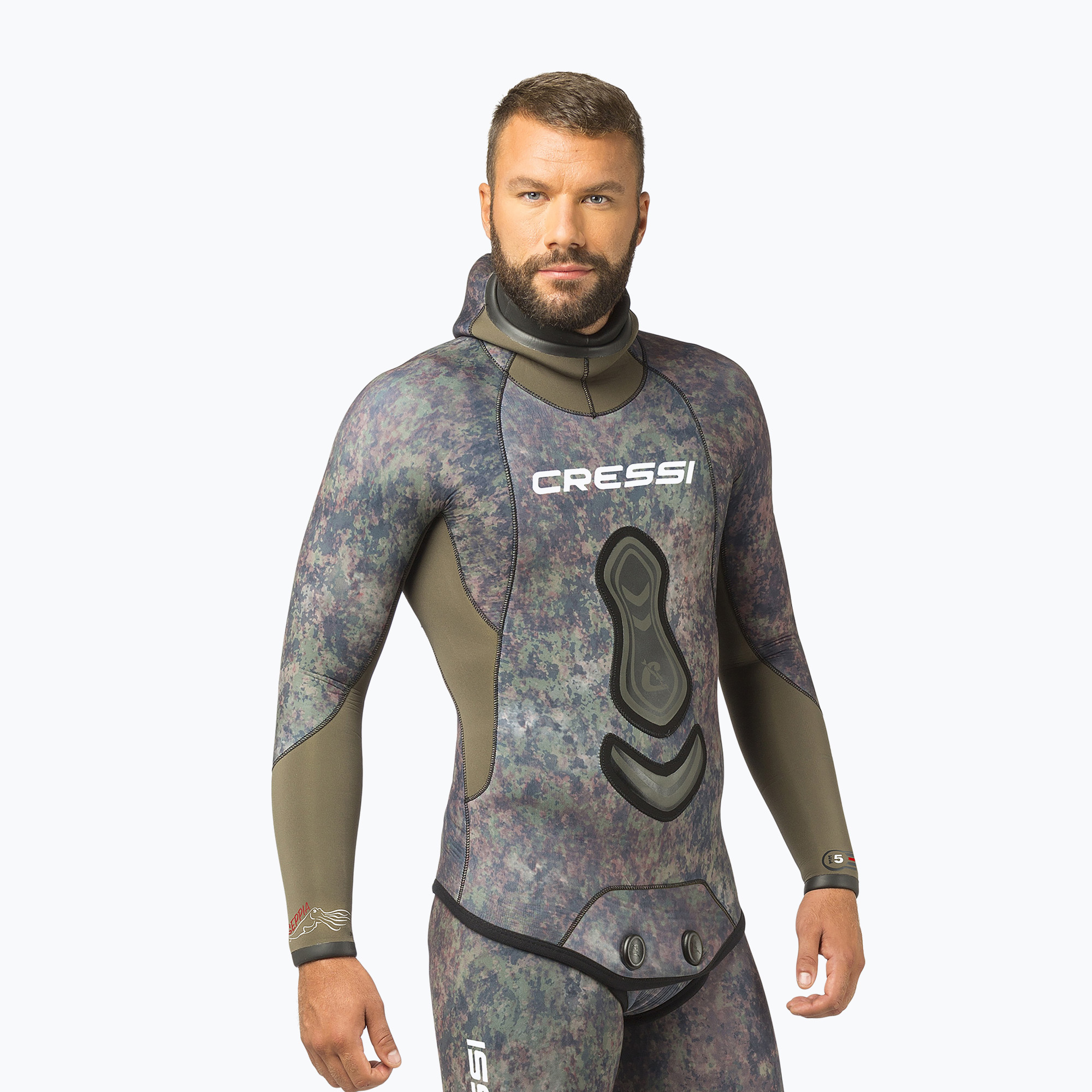 Kurtka neoprenowa męska Cressi Seppia 3.5mm camouflage 