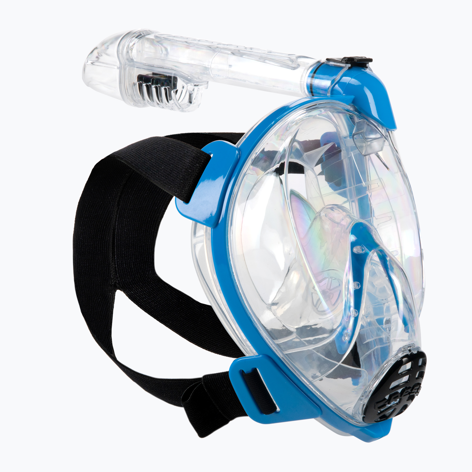 Maska pełnotwarzowa do snorkelingu Cressi Baron Full Face clear/blue 