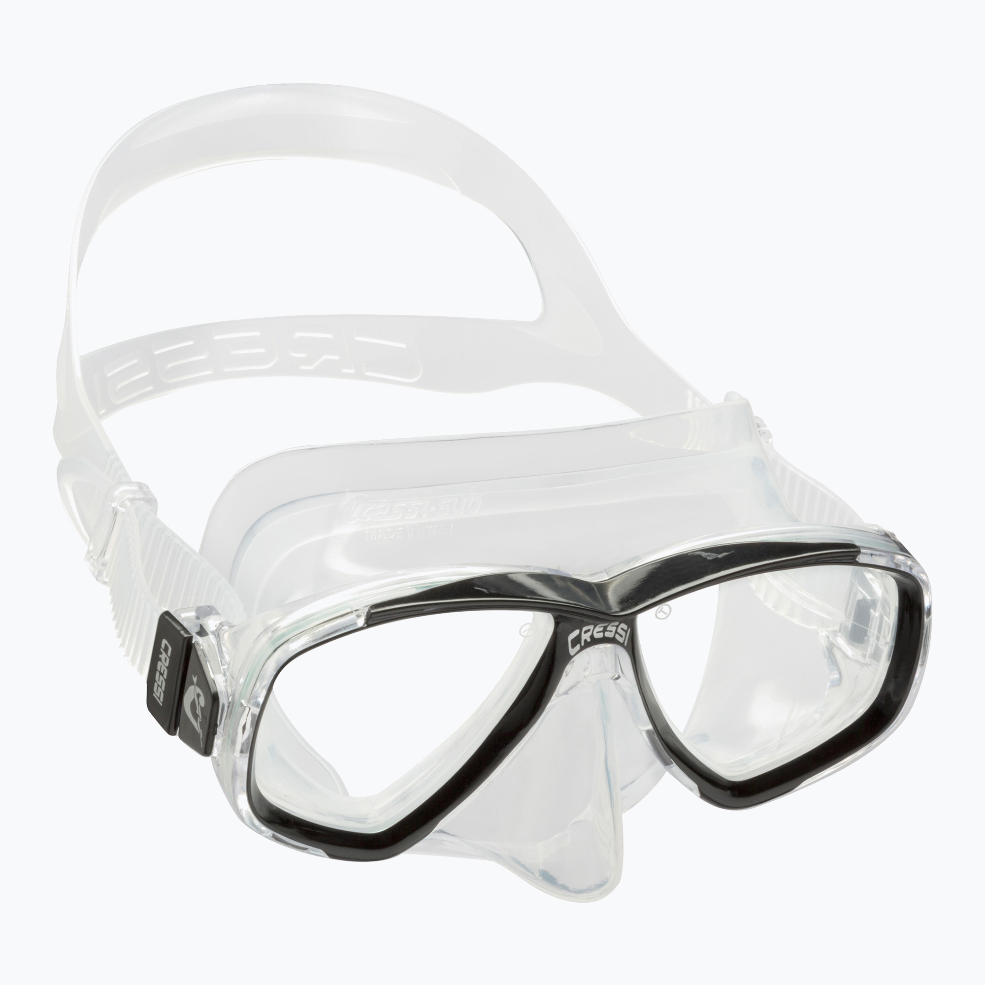 Cressi Perla прозрачна/черна маска за гмуркане DN207950
