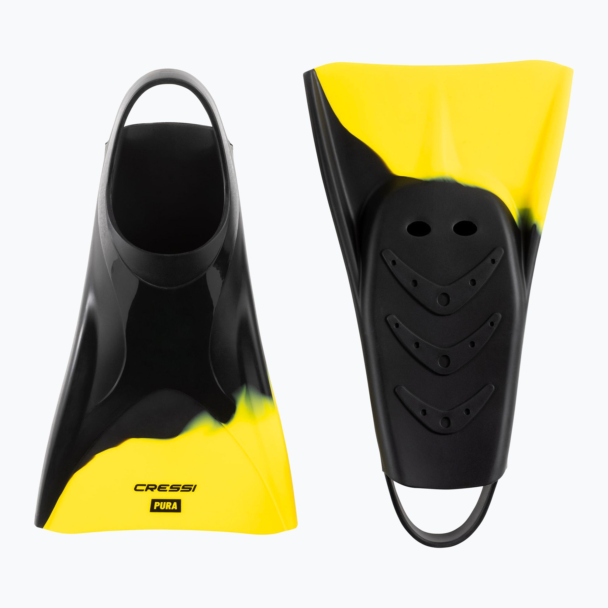 Płetwy do pływania Cressi Pura black/yellow 