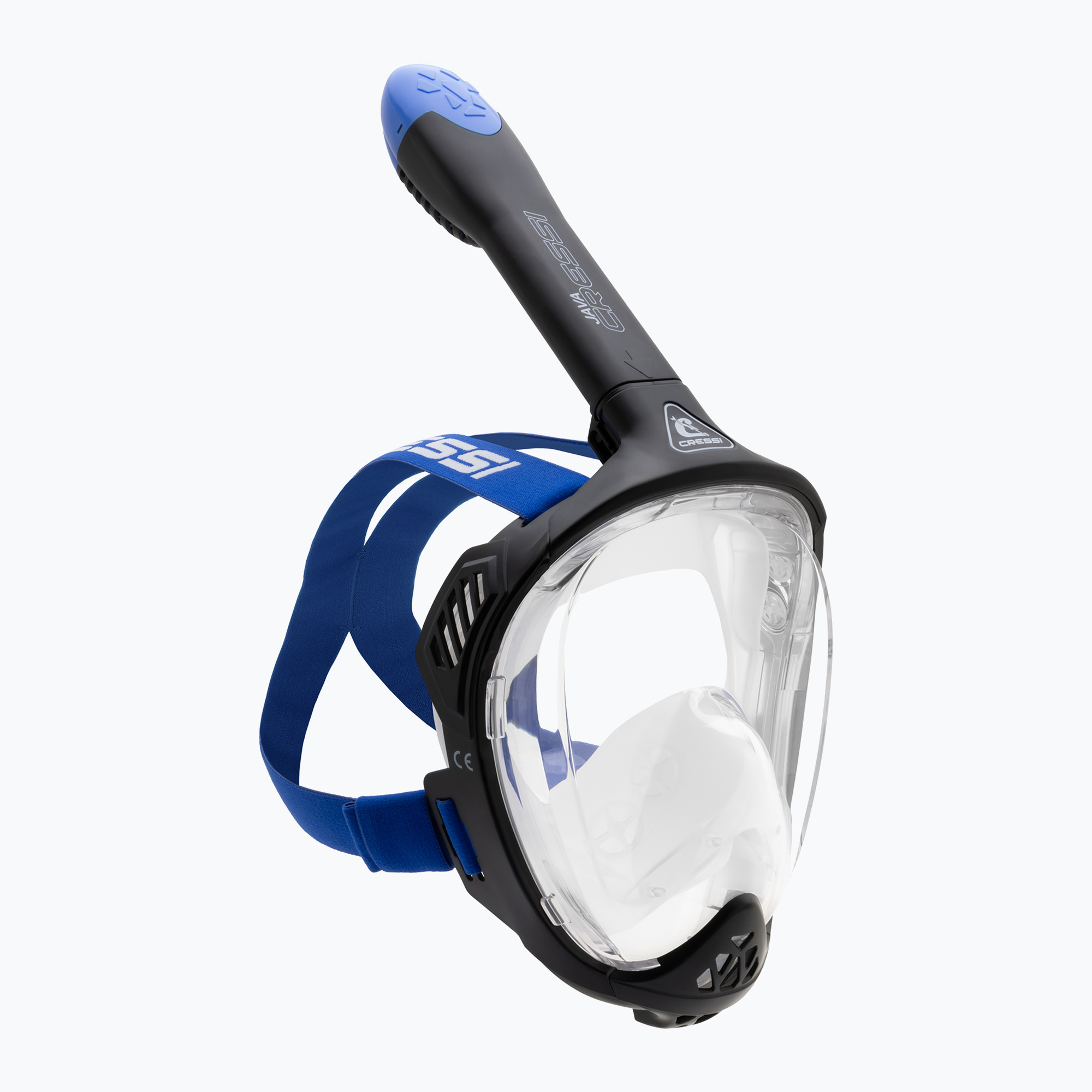 Mаска за цяло лице за шнорхелинг Cressi Java Full Face black/blue